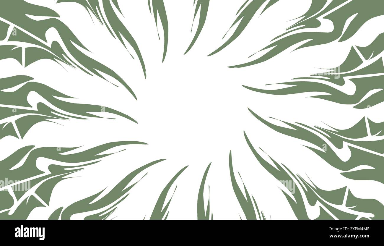 Fond abstrait avec des couleurs de cresson Illustration de Vecteur