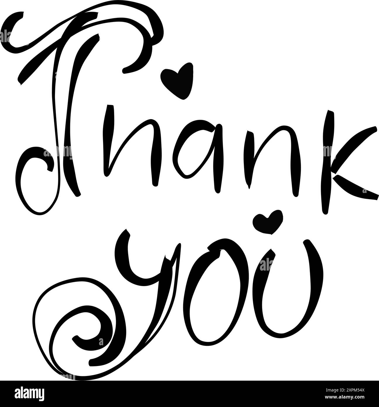 Merci d'écrire la conception. Convient aux cartes de vœux, invitations et éléments vidéo publicitaires Illustration de Vecteur