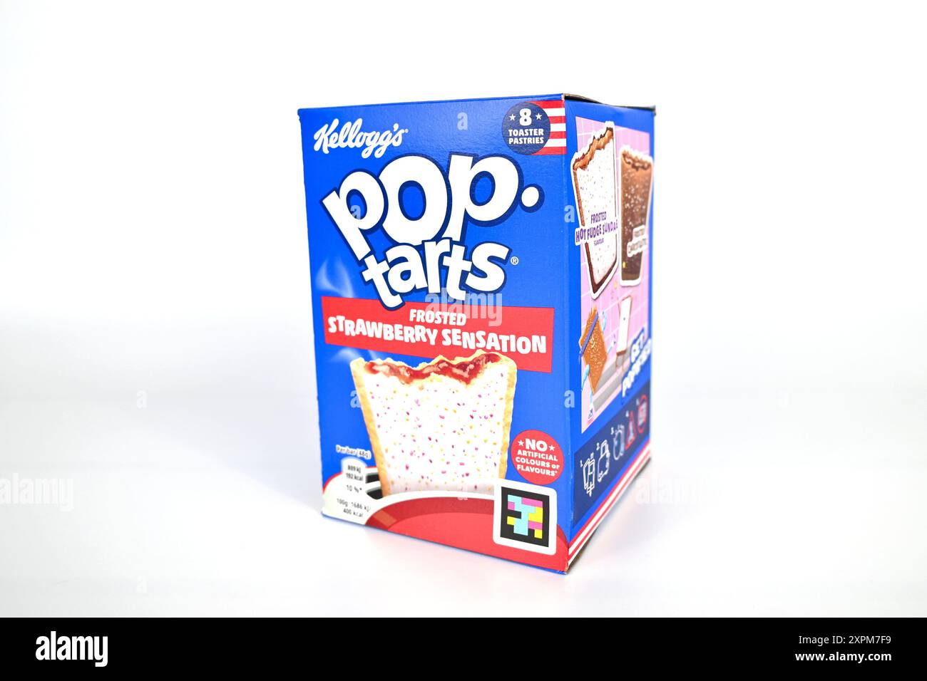 Pop Tarts Frosted Strawberry sensation Flavour – pays de Galles, Royaume-Uni – 02 août 2024 Banque D'Images