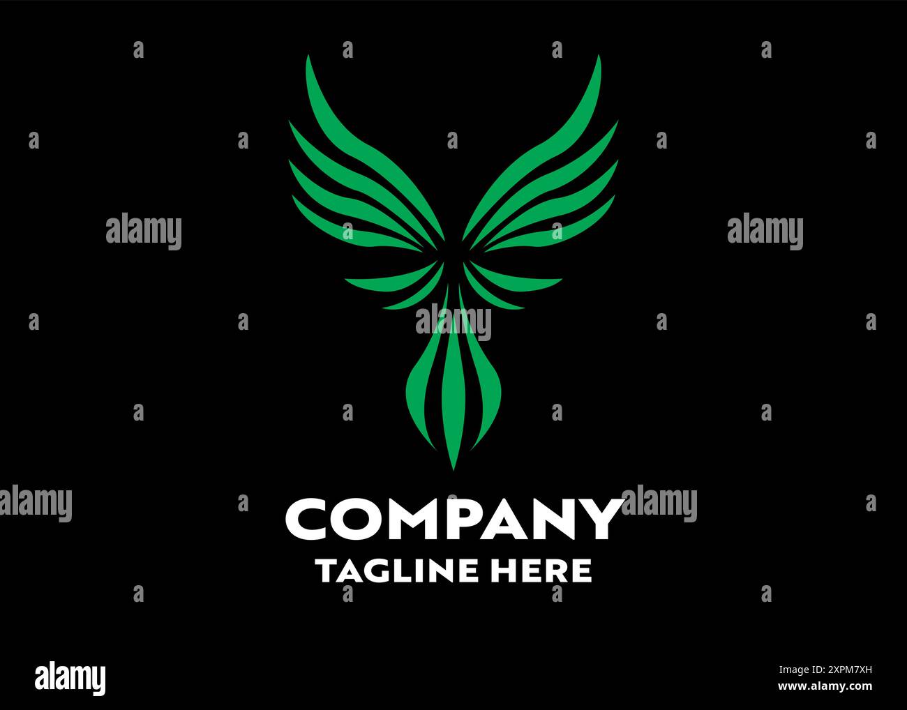 Logo W, Wings ou Wing logo, avec la lettre W, style élégant, luxe et aventureux, pour affaires ou entreprise, voler Illustration de Vecteur
