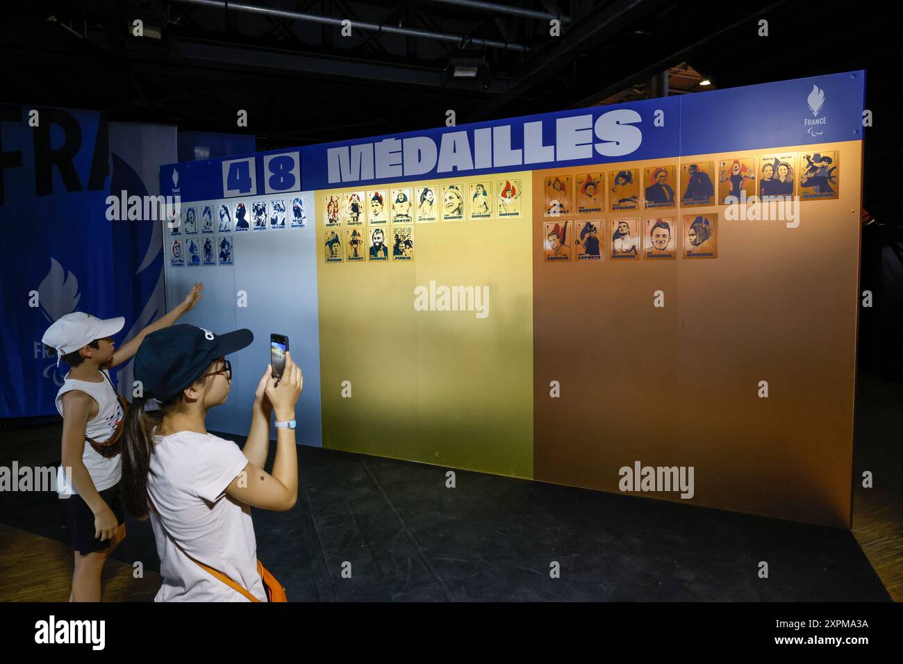 CLUB FRANCE OLYMPIQUE 2024 PARIS Banque D'Images