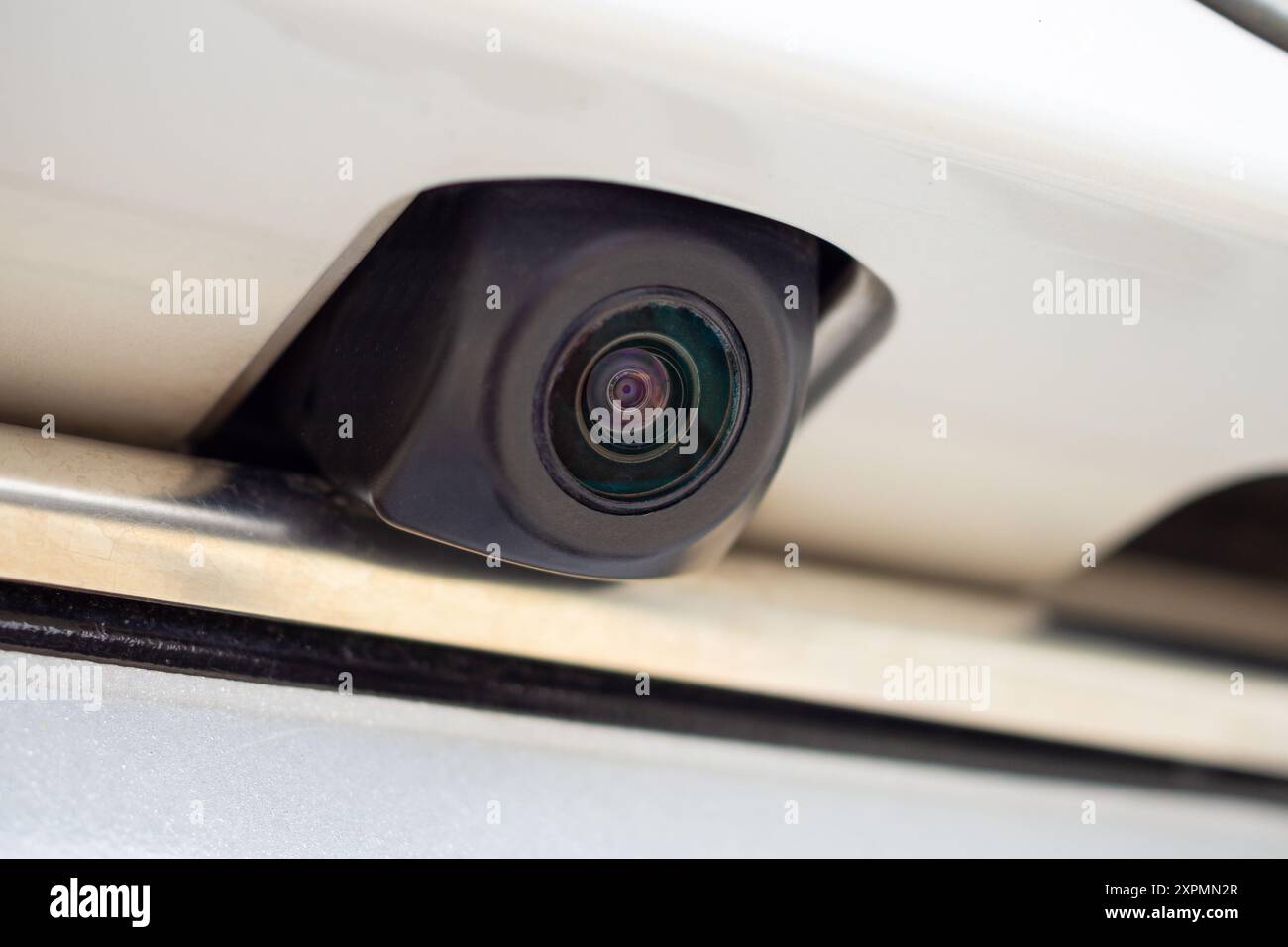 caméra de recul de voiture gros plan pour l'aide au stationnement Banque D'Images