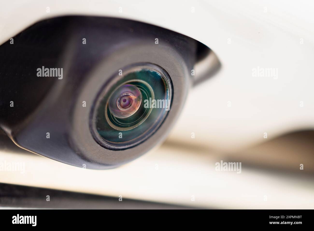 caméra de recul de voiture gros plan pour l'aide au stationnement Banque D'Images