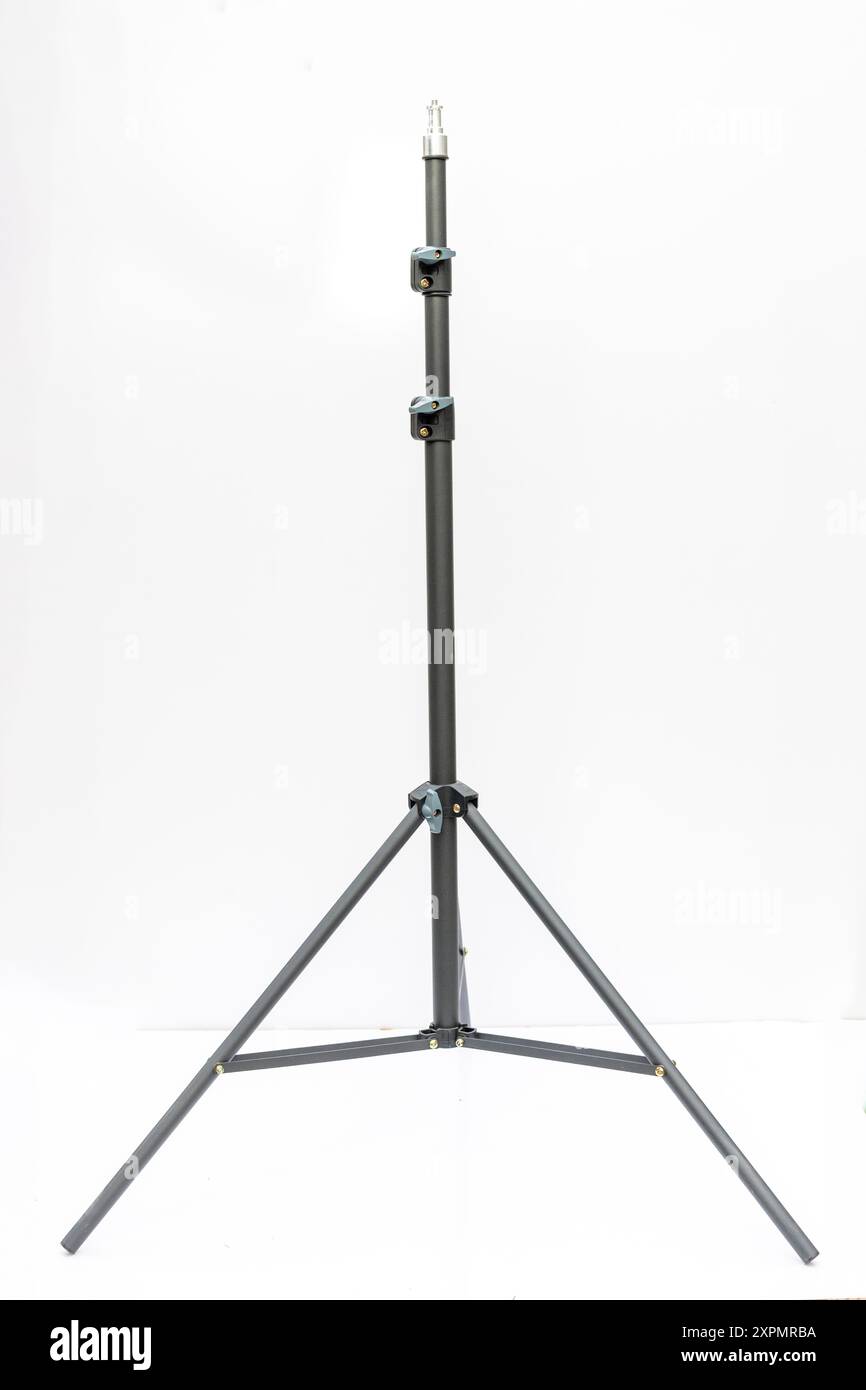 Support de lumière réglable pour la photographie de studio Banque D'Images