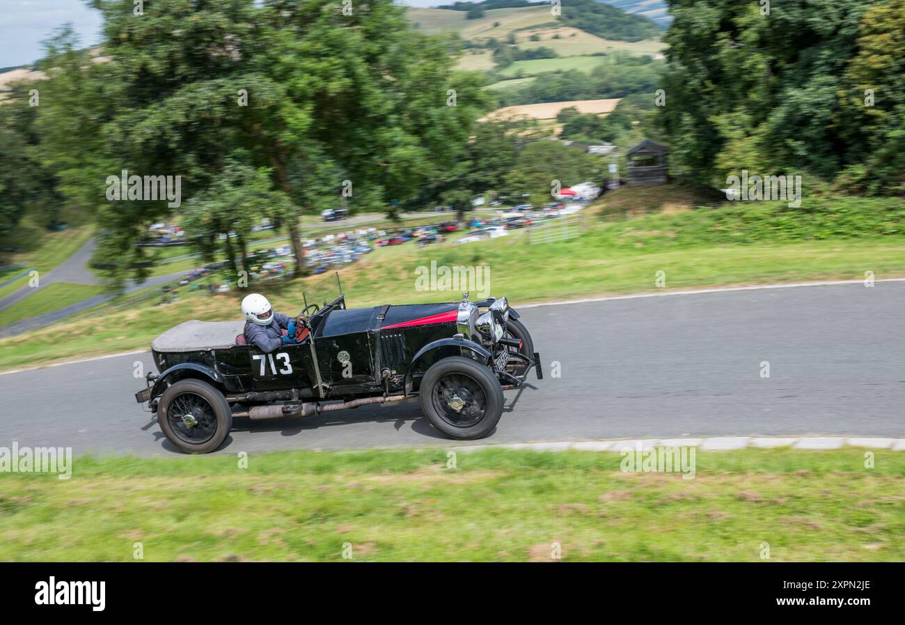 The Vintage Sports car Club, V.S.C.C. Prescott Speed Hill Climb, Prescott Hill, Gotherington, Gloucestershire, Angleterre, Royaume-Uni, août 2024. Banque D'Images