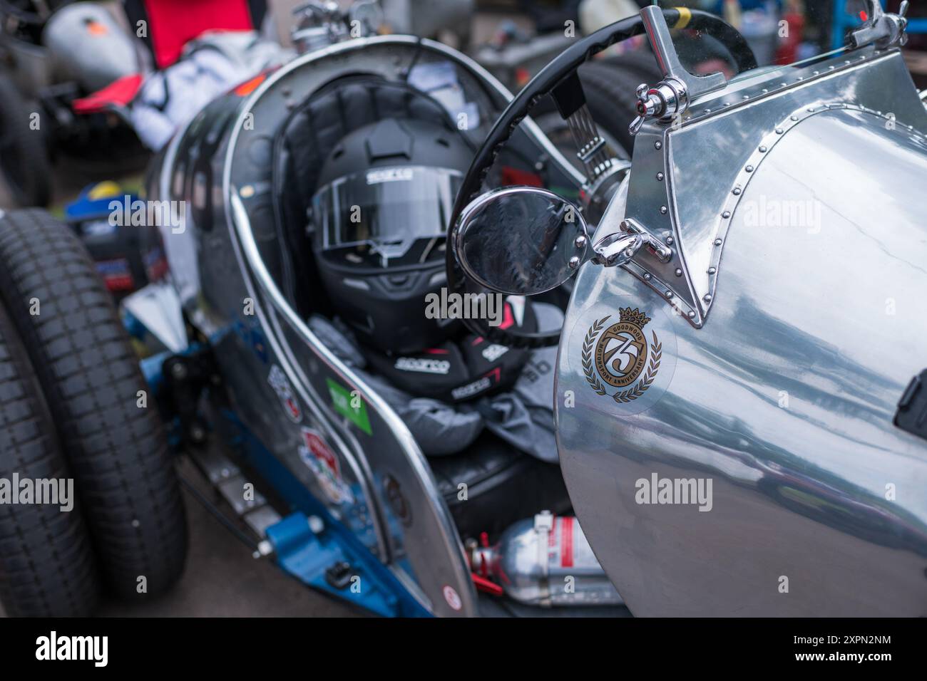 The Vintage Sports car Club, V.S.C.C. Prescott Speed Hill Climb, Prescott Hill, Gotherington, Gloucestershire, Angleterre, Royaume-Uni, août 2024. Banque D'Images