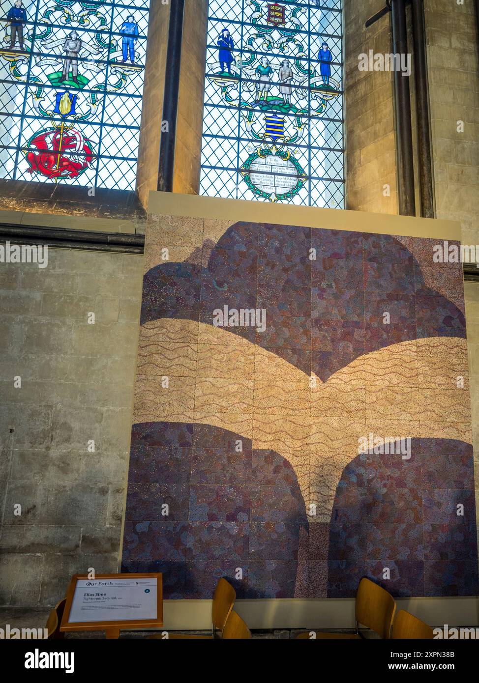Our Earth, Environmental Art Project, Salisbury Cathedral, Salisbury, Wiltshire, Angleterre, Royaume-Uni, GB. Banque D'Images