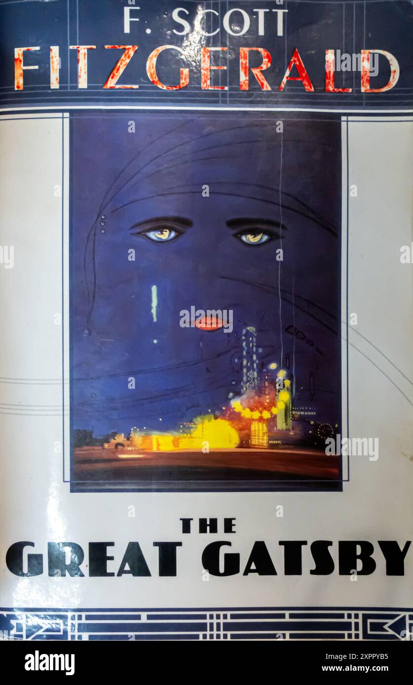 Le Grand roman de Gatsby de F. Scott Fitzgerald 1925 Banque D'Images