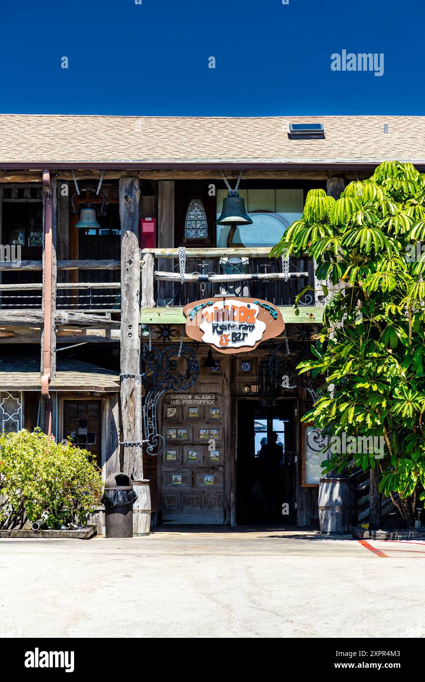 Extérieur du restaurant et bar Waldo's à l'Historic Driftwood Resort, Vero Beach, Floride, États-Unis Banque D'Images