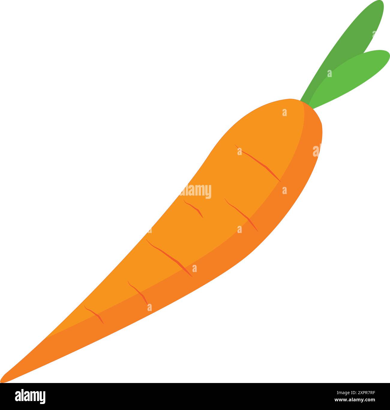 carotte. symbole. illustration sur fond blanc Illustration de Vecteur
