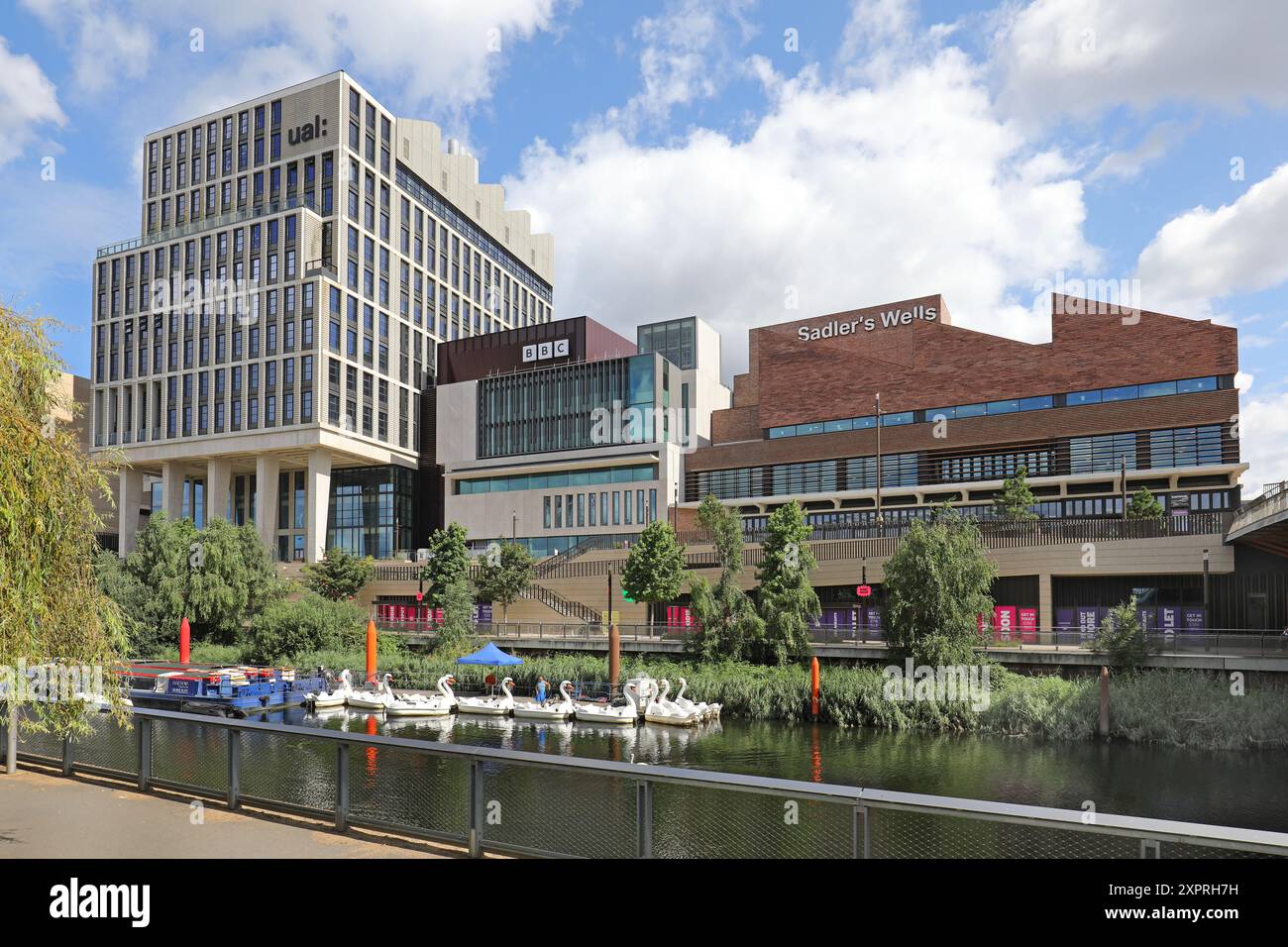 Stratford Waterfront, Londres, Royaume-Uni. Banque D'Images