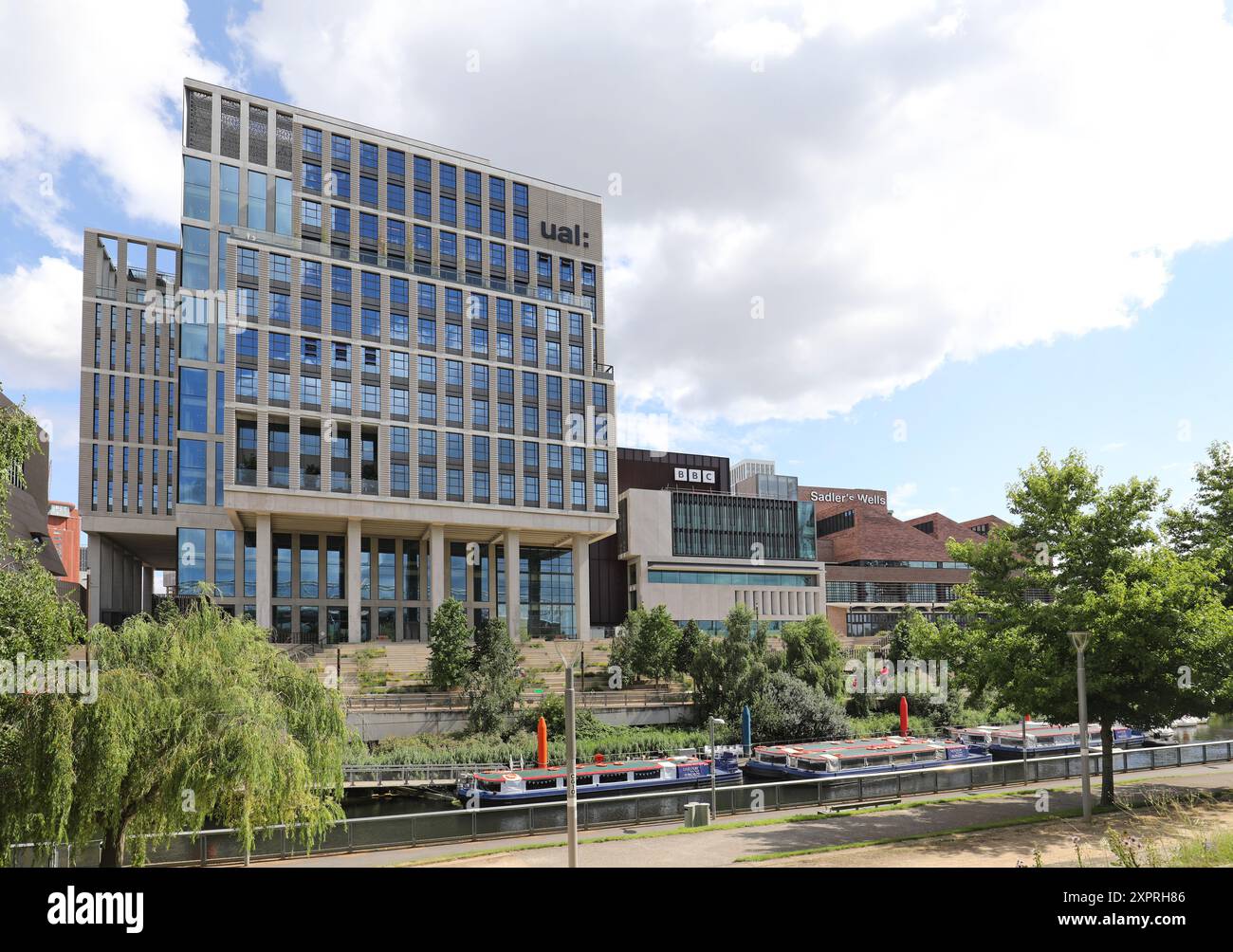 Stratford Waterfront, Londres, Royaume-Uni. Banque D'Images