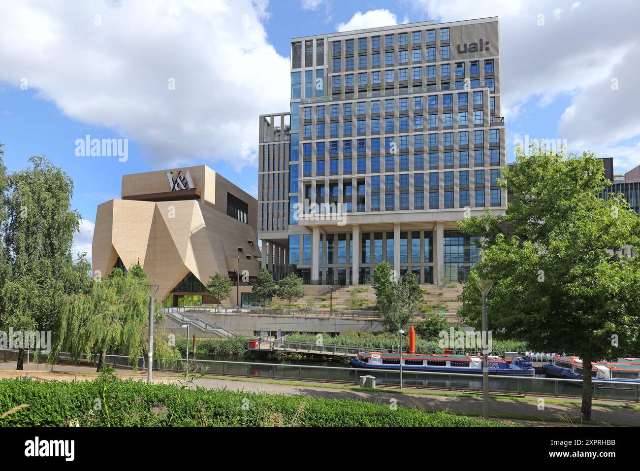 Stratford Waterfront, Londres, Royaume-Uni. Banque D'Images