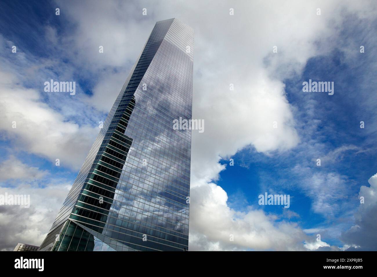 Torre de Cristal, CTBA, Cuatro Torres Business Area, Madrid, Espagne. Banque D'Images