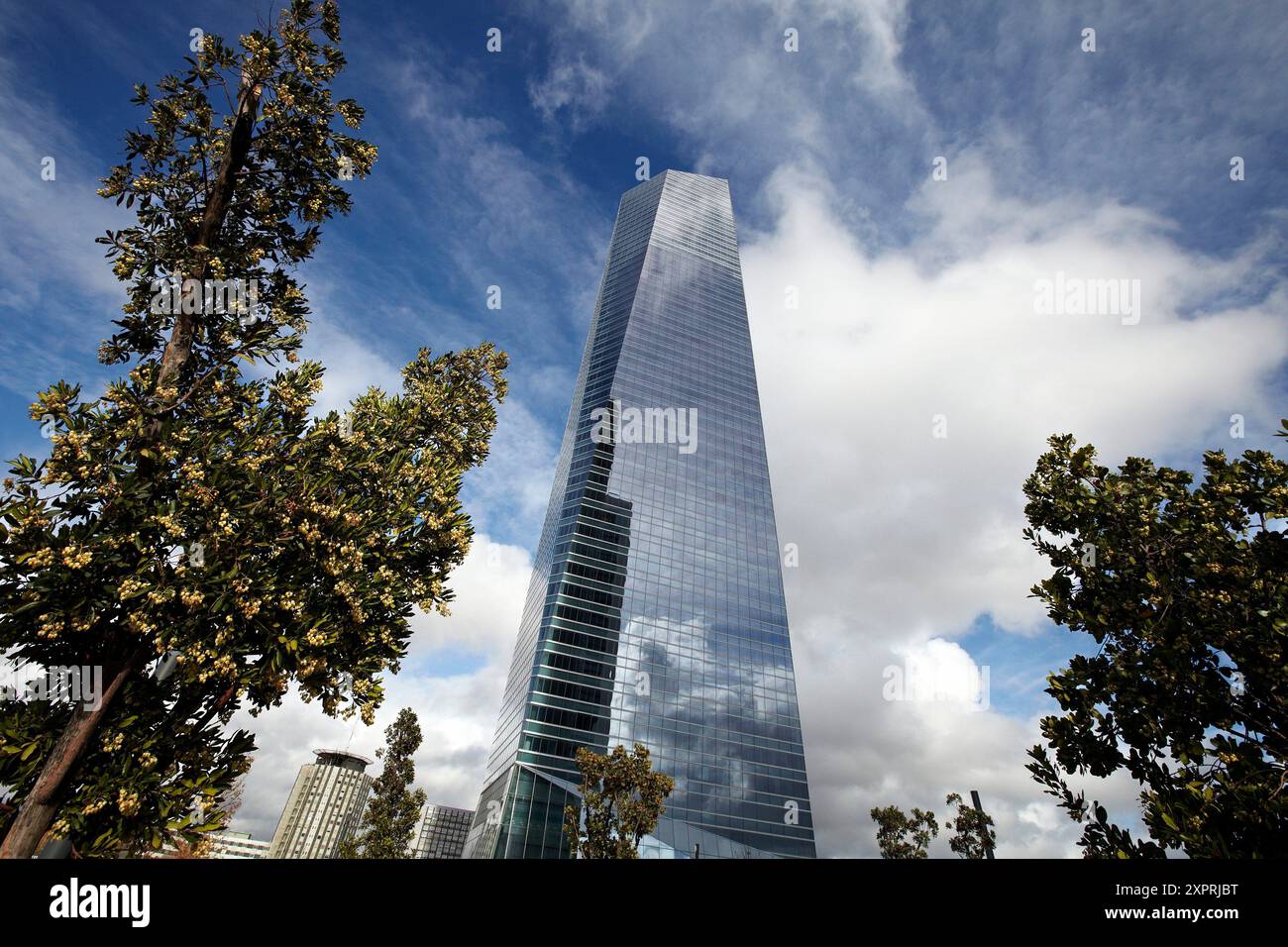 Torre de Cristal, CTBA, Cuatro Torres Business Area, Madrid, Espagne. Banque D'Images
