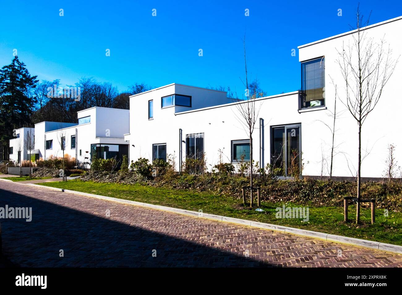 Residential Strijp-R, maisons modernes sur l'ancien site d'usine Philips, Eindhoven, pays-Bas. Banque D'Images