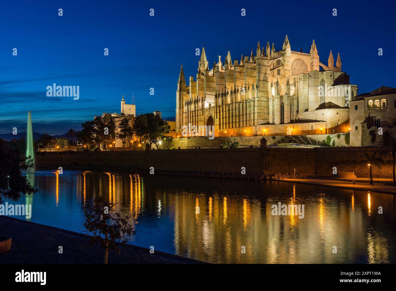 Catedral de Mallorca, Catedral-Basílica de Santa María , siglo XIV, Monumento Histórico-artístico, Palma de Mallorca , Mallorca, baléares, spai Banque D'Images