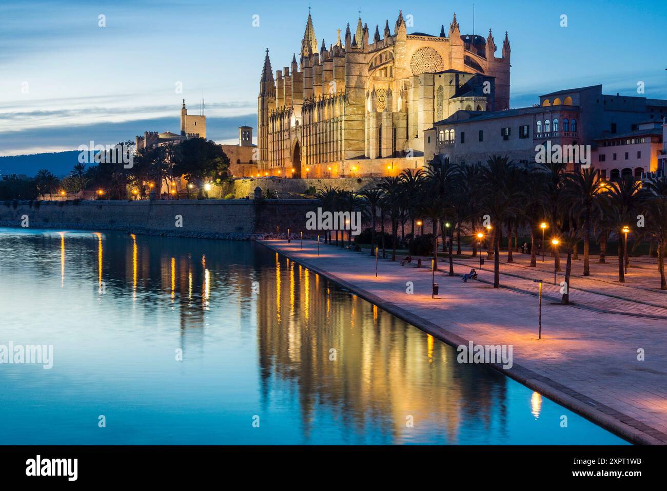 Catedral de Mallorca, Catedral-Basílica de Santa María , siglo XIV, Monumento Histórico-artístico, Palma de Mallorca , Mallorca, baléares, spai Banque D'Images