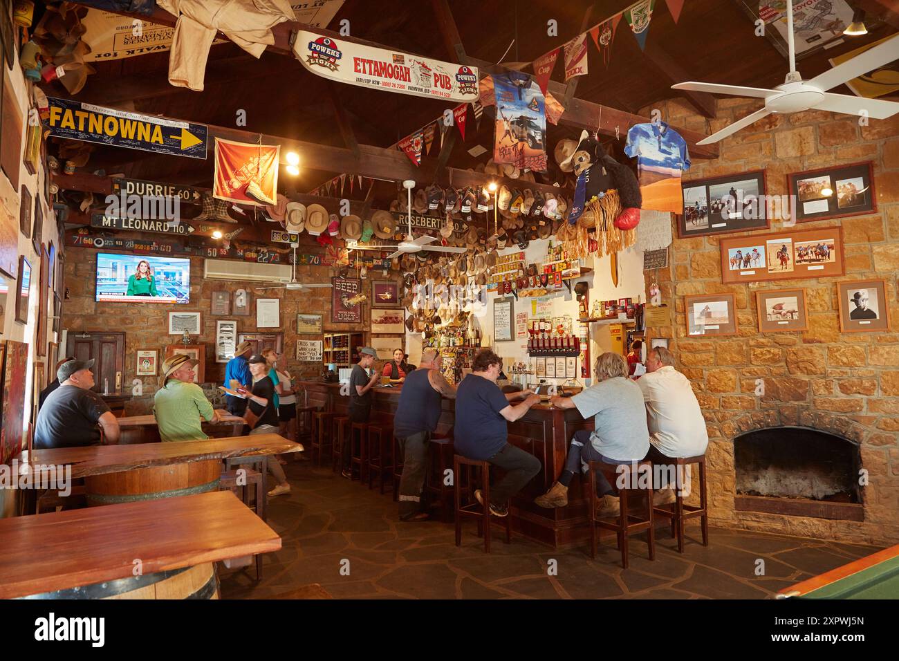 Birdsville Hotel (1884) Birdsville, Outback Queensland, Australie Banque D'Images