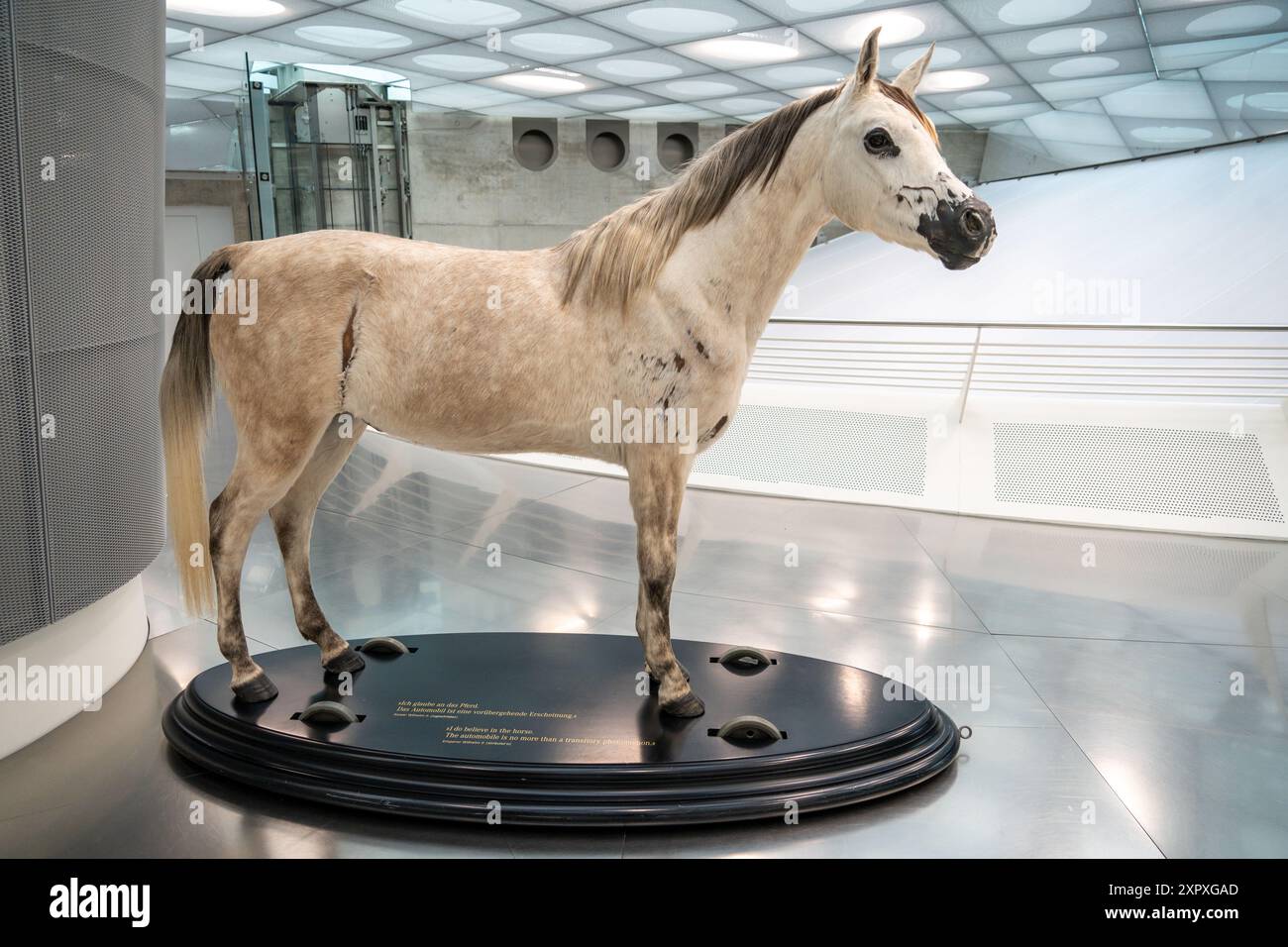 Musée Porsche, Musée de l'automobile à Stuttgart, Bade-Württemberg, Allemagne Banque D'Images