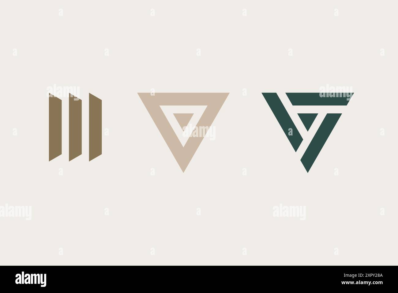 Design de processus de logo triangle moderne. Illustration vectorielle Illustration de Vecteur