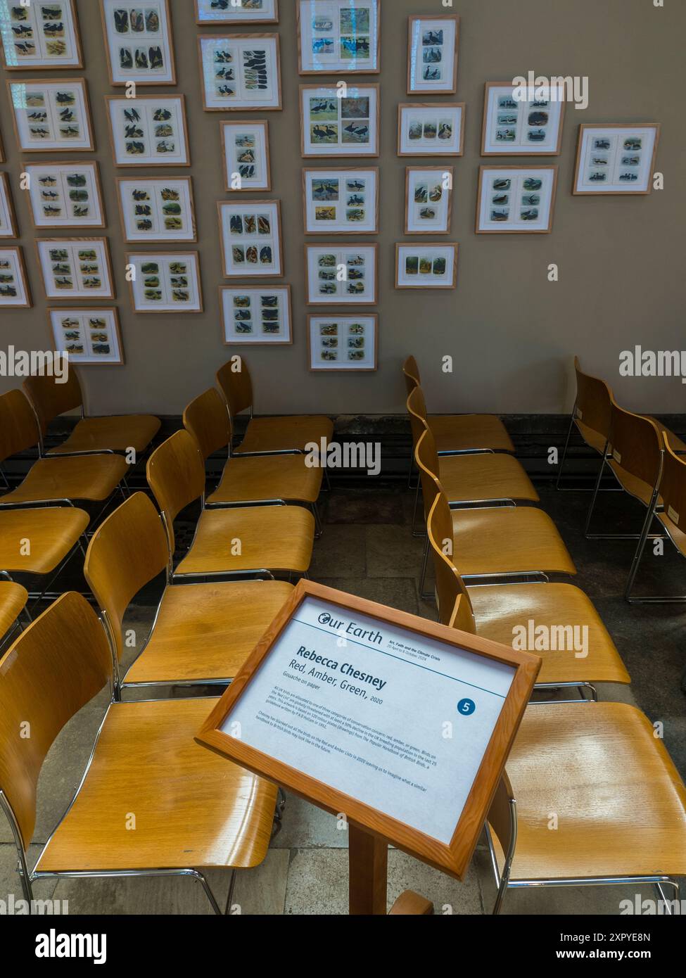 Our Earth, Environmental Art Project, Salisbury Cathedral, Salisbury, Wiltshire, Angleterre, Royaume-Uni, GB. Banque D'Images