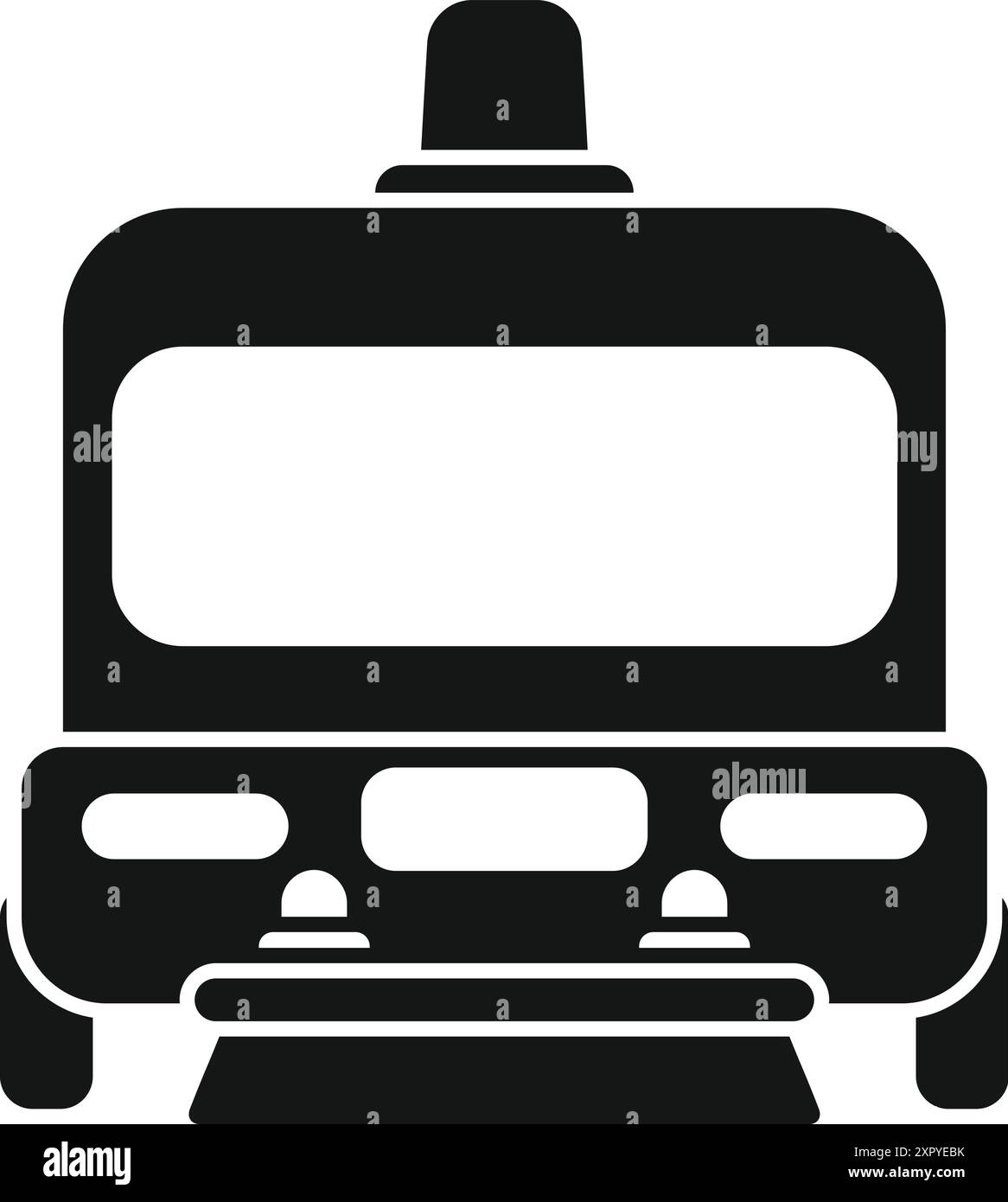 Camion de déneigement nettoyant la route après blizzard, assurant des conditions de conduite sûres Illustration de Vecteur