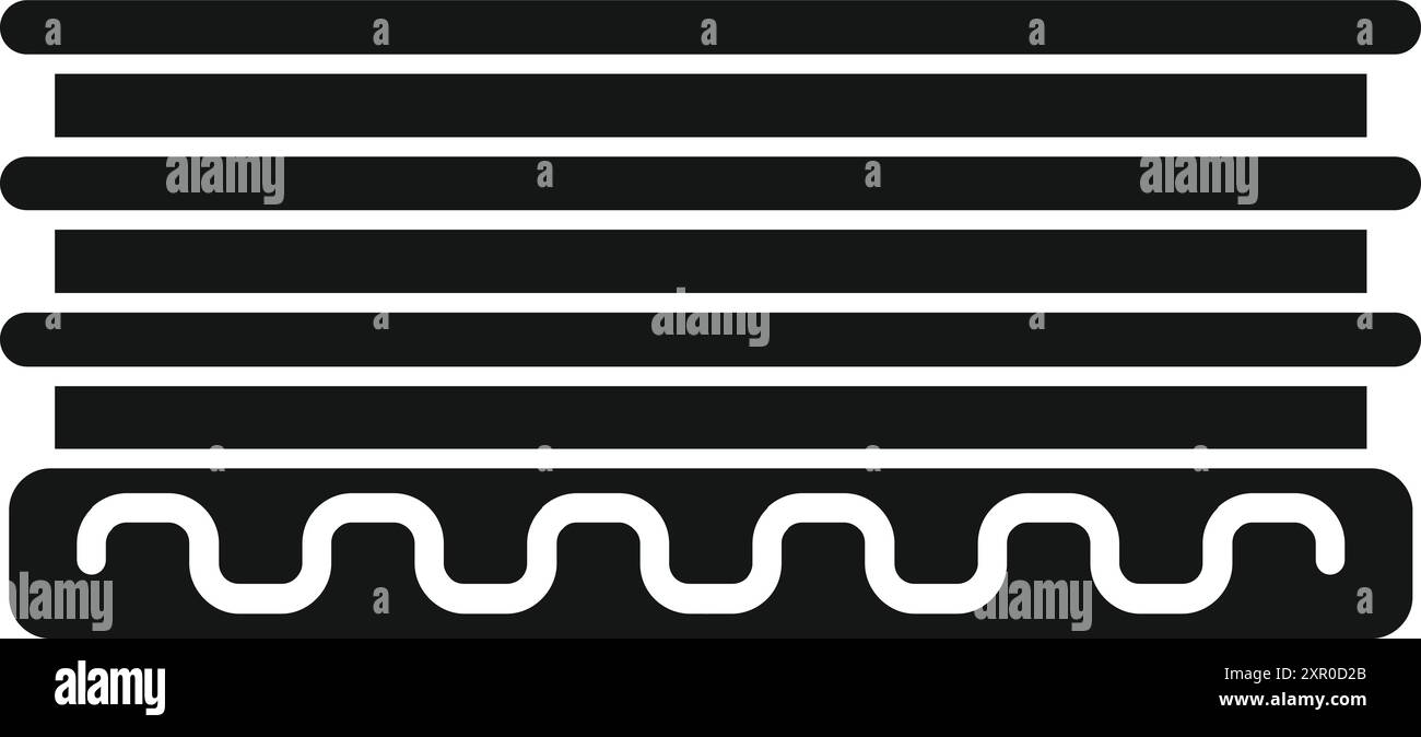 Grande piscine à la maison remplie d'eau, se préparant à une baignade rafraîchissante en été Illustration de Vecteur