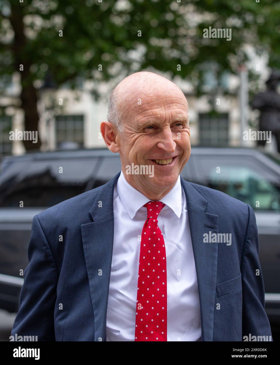 Londres, Royaume-Uni. 8 août 2024 John Healey, secrétaire de la Défense arrive au cabinet bureau affice crédit : Richard Lincoln / Alamy Live News Banque D'Images