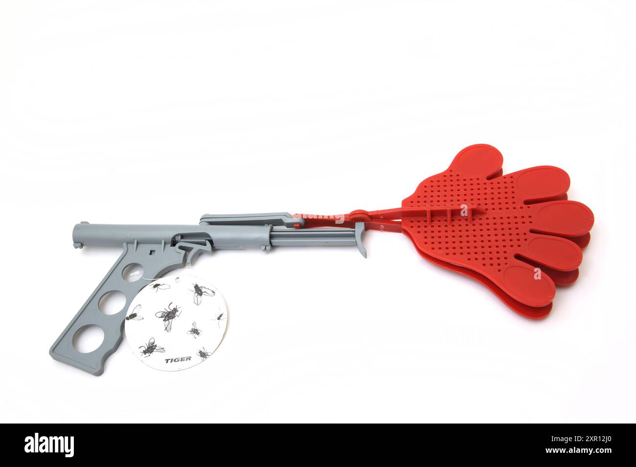 Permuteur Red Fly Slapper Banque D'Images