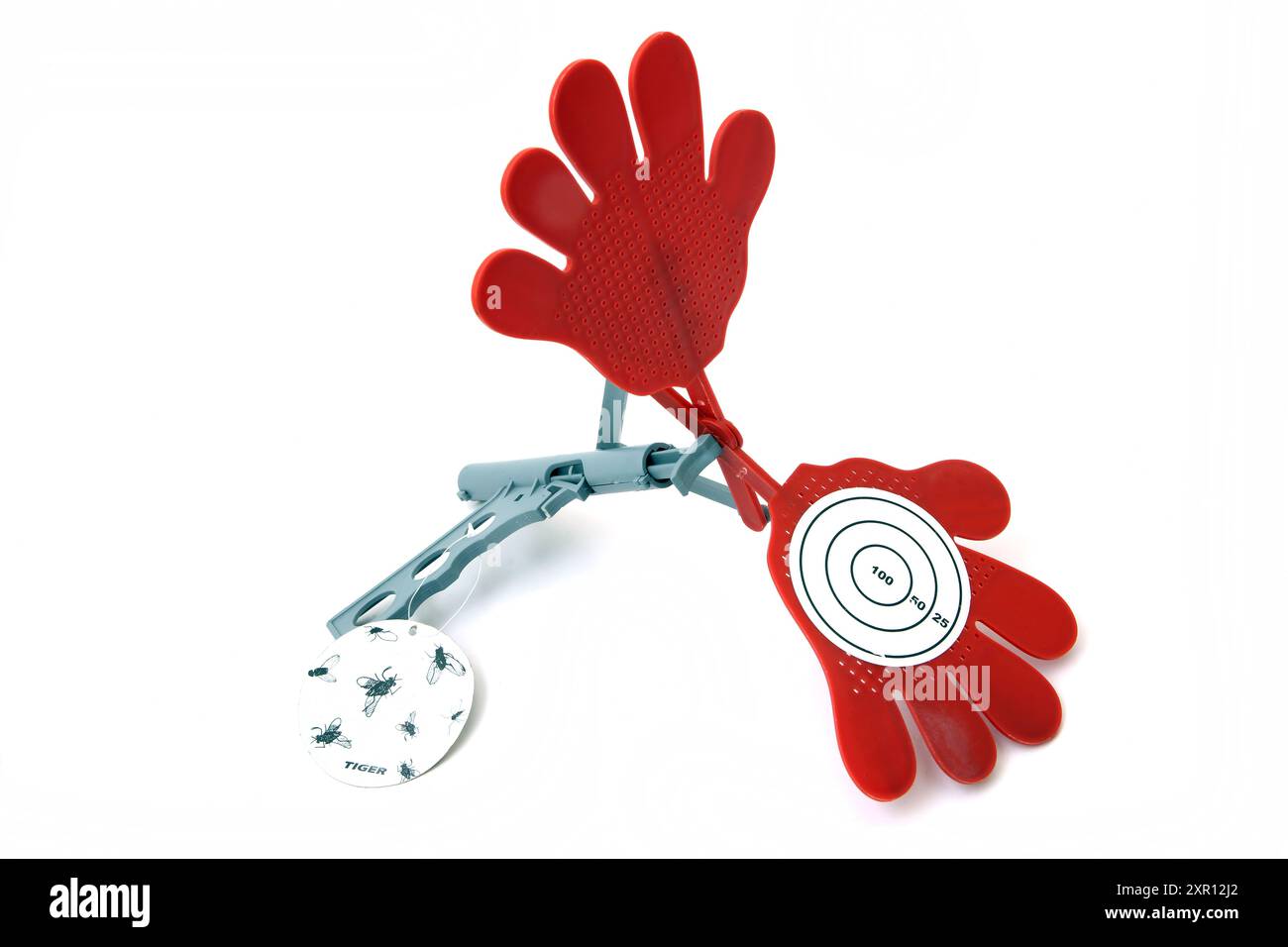 Permuteur Red Fly Slapper Banque D'Images