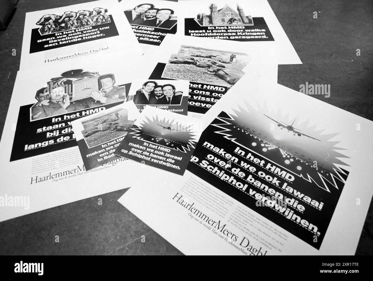 Promotion des imprimés HaarlemmerMeers Dagblad, 08-09-1991, Whizgle Dutch News : des images historiques sur mesure pour l'avenir. Explorez le passé néerlandais avec des perspectives modernes grâce à des images d'agences néerlandaises. Concilier les événements d'hier avec les perspectives de demain. Embarquez pour un voyage intemporel avec des histoires qui façonnent notre avenir. Banque D'Images