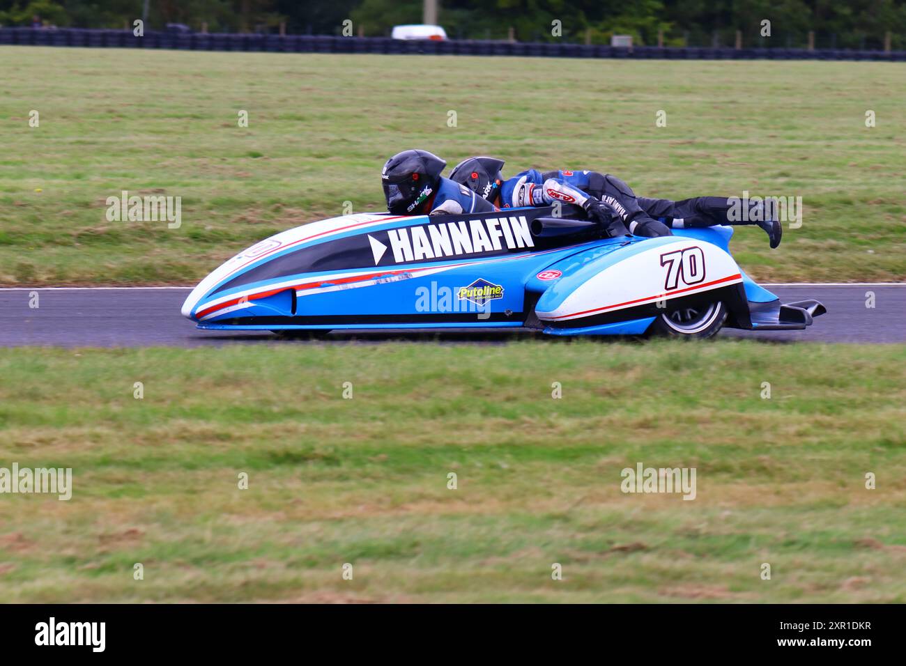 ACTION RAPIDE DE RENOUVEAU DE SIDECAR CASWELL SUR 3 ROUES Banque D'Images