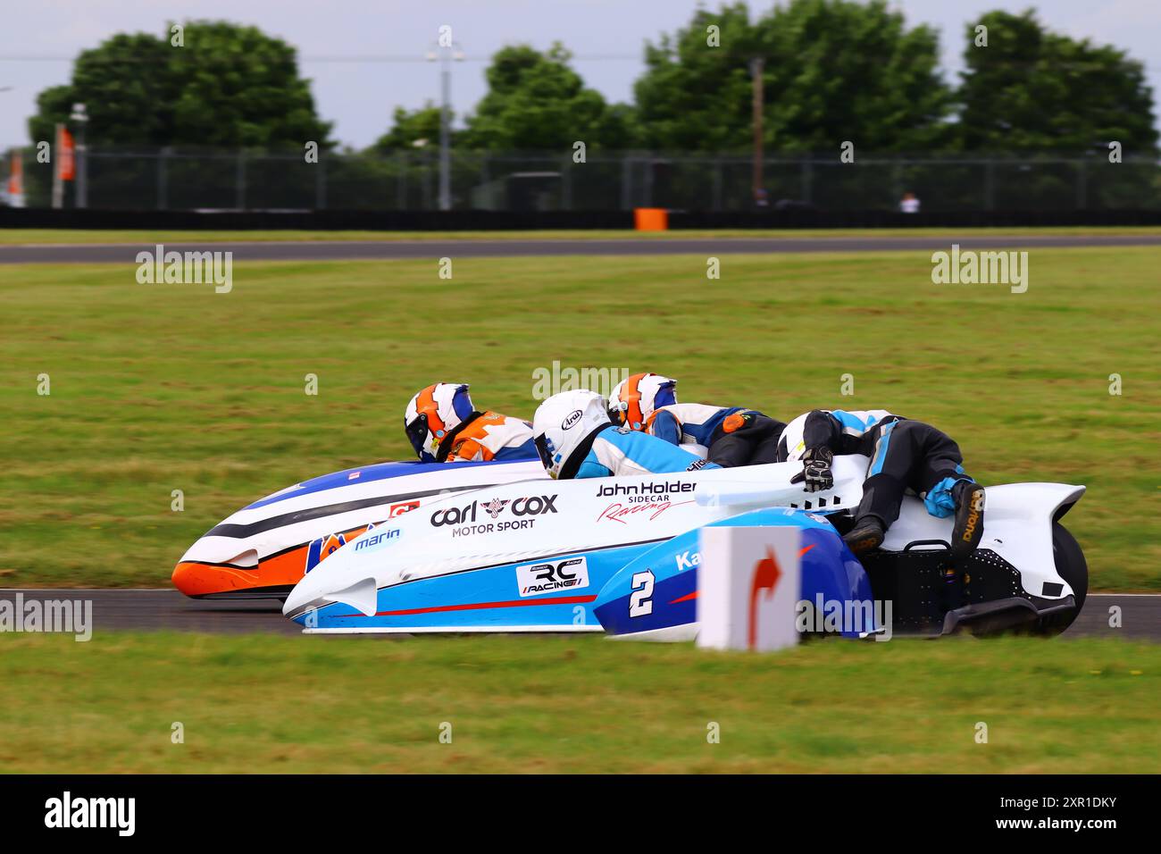 ACTION RAPIDE DE RENOUVEAU DE SIDECAR CASWELL SUR 3 ROUES Banque D'Images