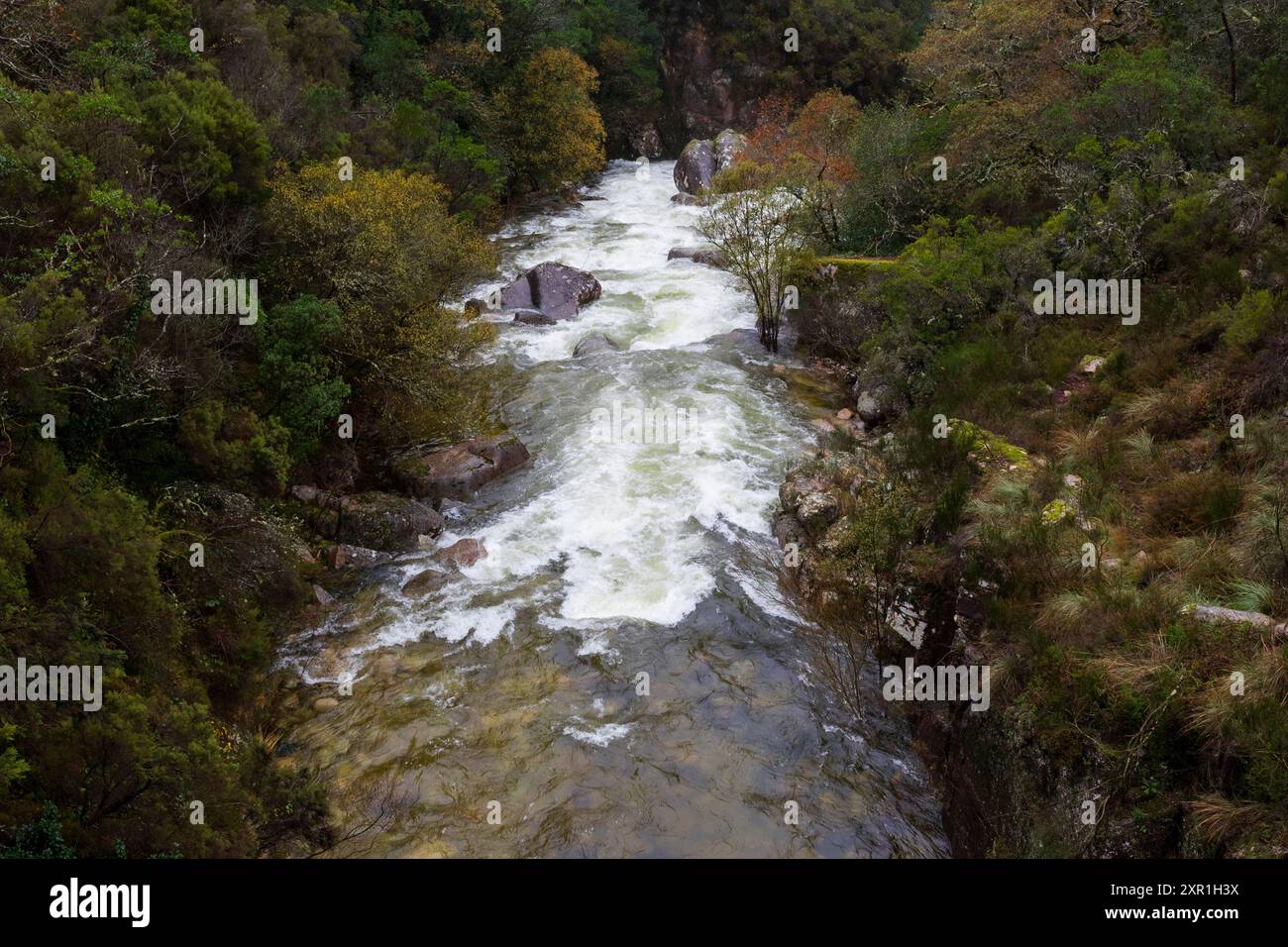 Parc national de Peneda Gerês, Portugal - 29 novembre 2023 : Rio Homem Banque D'Images