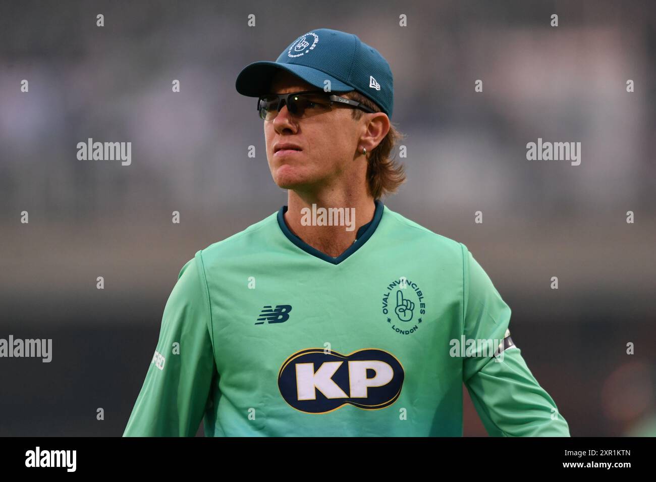 Londres, Angleterre. 8 août 2024. Adam Zampa pendant le match des cent entre Oval Invincibles Men et Southern Brave Men au Kia Oval de Londres. Kyle Andrews/Alamy Live News. Banque D'Images