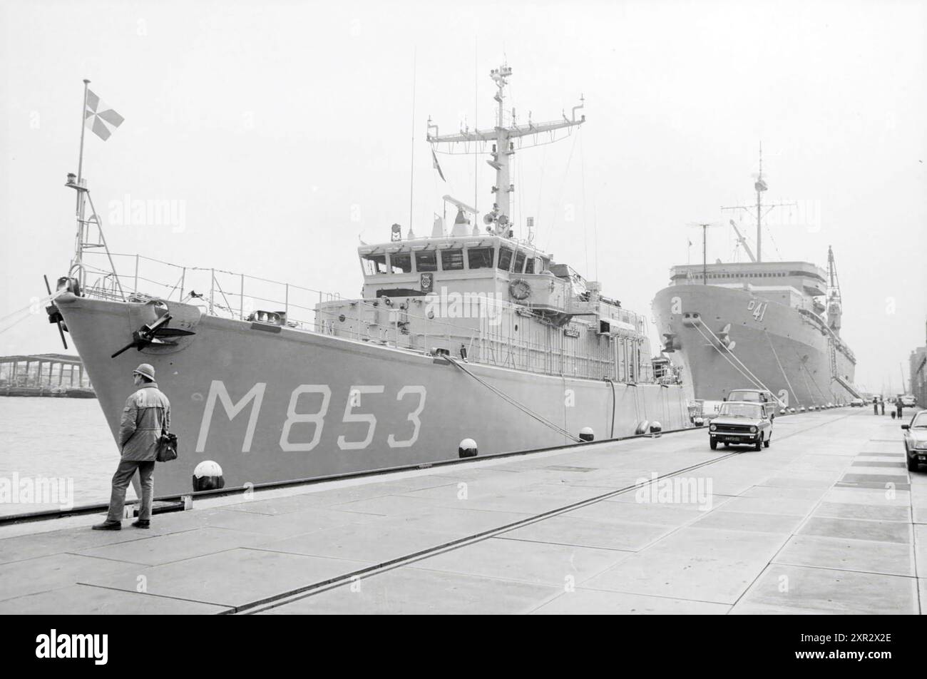 M853, chasseur de mines HR. MS. Haarlem, 09-04-1984, Whizgle Dutch News : images historiques adaptées à l'avenir. Explorez le passé néerlandais avec des perspectives modernes grâce à des images d'agences néerlandaises. Concilier les événements d'hier avec les perspectives de demain. Embarquez pour un voyage intemporel avec des histoires qui façonnent notre avenir. Banque D'Images