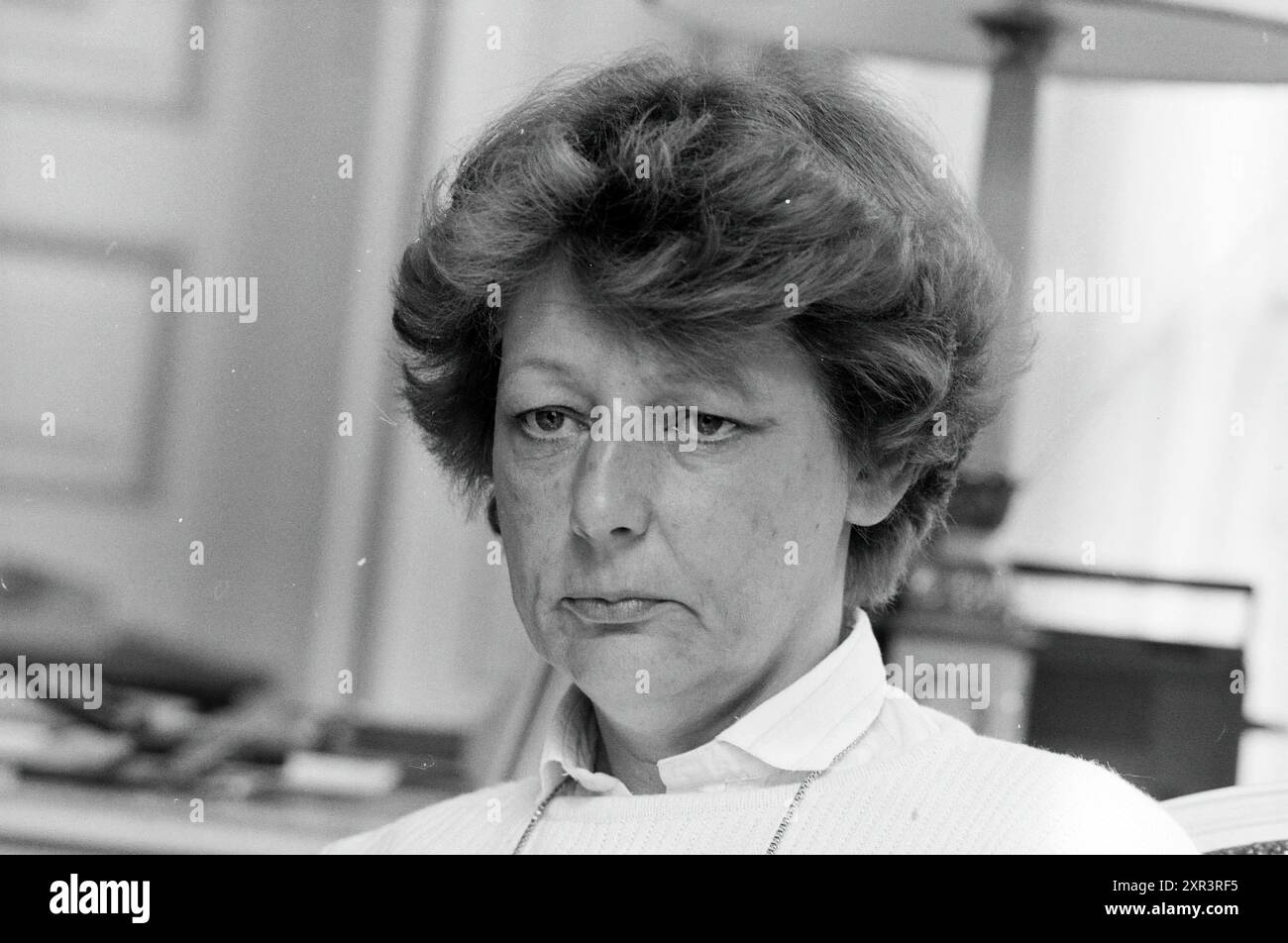 Député MRS van Diepen, exécutif provincial, 20-04-1989, Whizgle Dutch News : images historiques adaptées à l'avenir. Explorez le passé néerlandais avec des perspectives modernes grâce à des images d'agences néerlandaises. Concilier les événements d'hier avec les perspectives de demain. Embarquez pour un voyage intemporel avec des histoires qui façonnent notre avenir. Banque D'Images