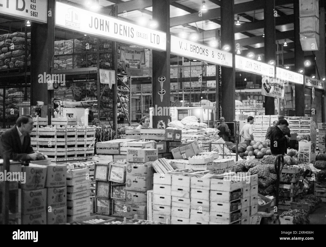 Fruits et légumes anglais, halle de marché, fruits, légumes, marché, 25-11-1984, Whizgle Dutch News : des images historiques sur mesure pour l'avenir. Explorez le passé néerlandais avec des perspectives modernes grâce à des images d'agences néerlandaises. Concilier les événements d'hier avec les perspectives de demain. Embarquez pour un voyage intemporel avec des histoires qui façonnent notre avenir. Banque D'Images