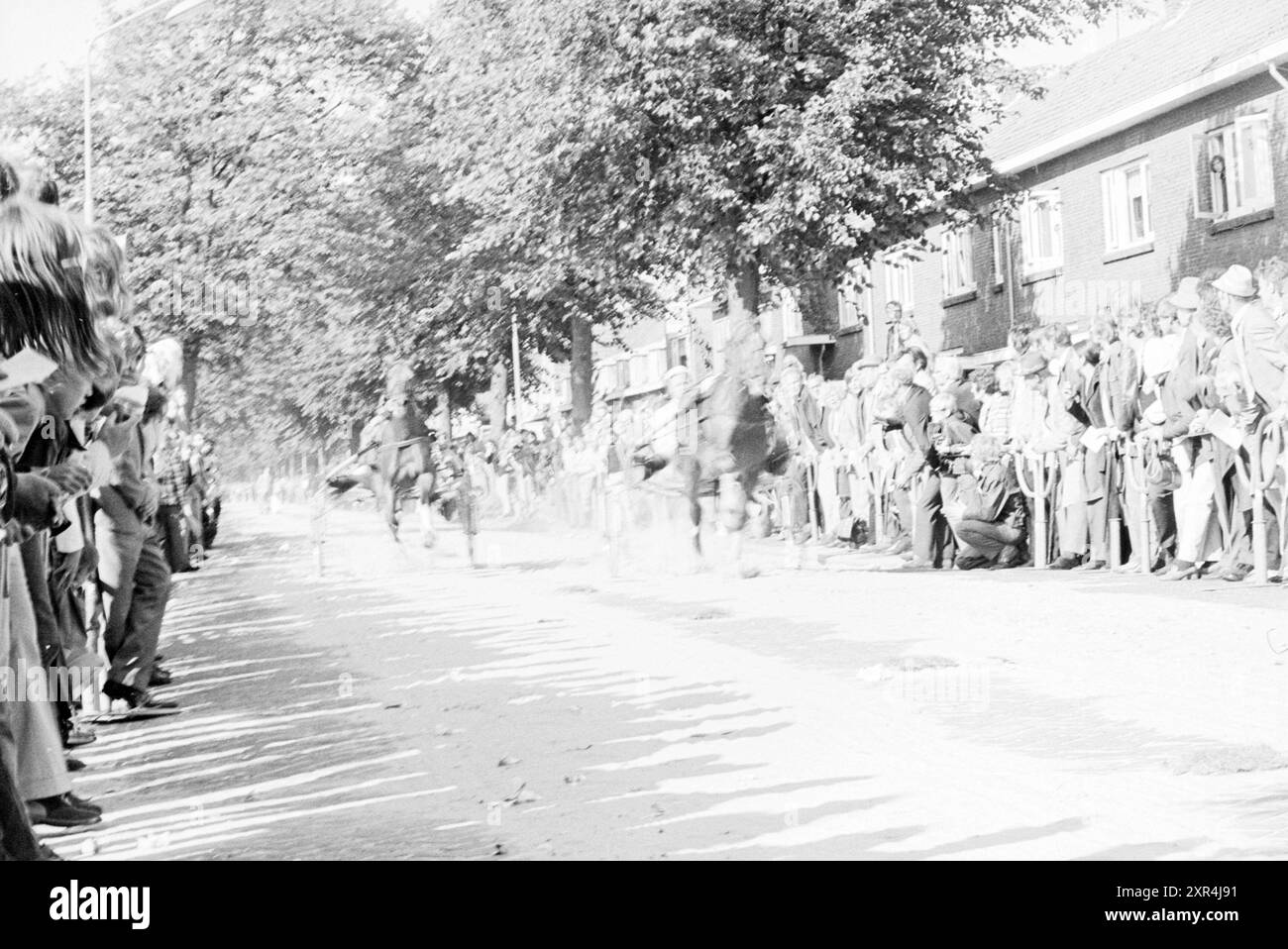 Course sur piste courte Santpoort, trotting, 03-08-1972, Whizgle Dutch News : images historiques sur mesure pour l'avenir. Explorez le passé néerlandais avec des perspectives modernes grâce à des images d'agences néerlandaises. Concilier les événements d'hier avec les perspectives de demain. Embarquez pour un voyage intemporel avec des histoires qui façonnent notre avenir. Banque D'Images