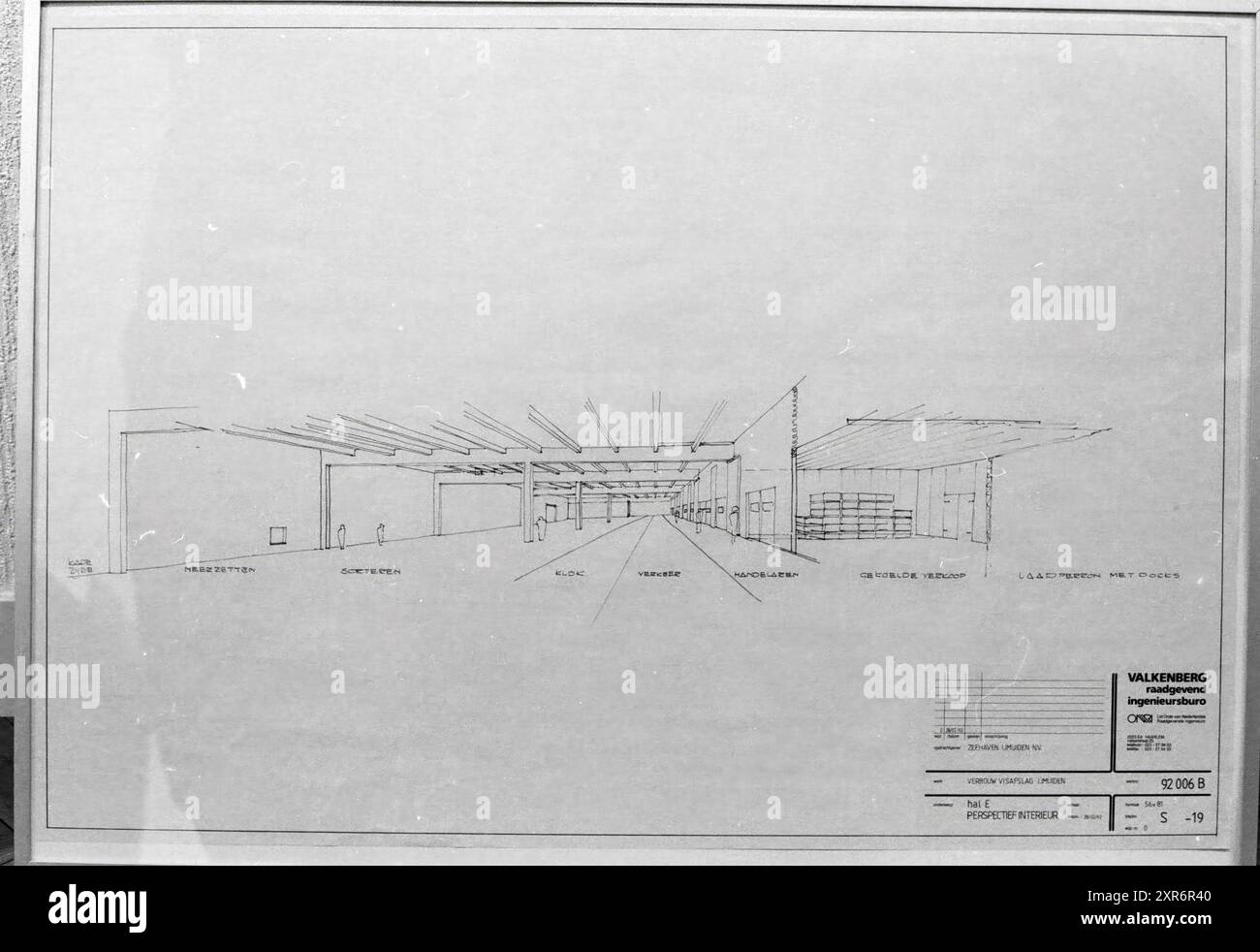 Vishal cross-section Drawing, IJmuiden, pays-Bas, 03-03-1992, Whizgle Dutch News : images historiques sur mesure pour l'avenir. Explorez le passé néerlandais avec des perspectives modernes grâce à des images d'agences néerlandaises. Concilier les événements d'hier avec les perspectives de demain. Embarquez pour un voyage intemporel avec des histoires qui façonnent notre avenir. Banque D'Images