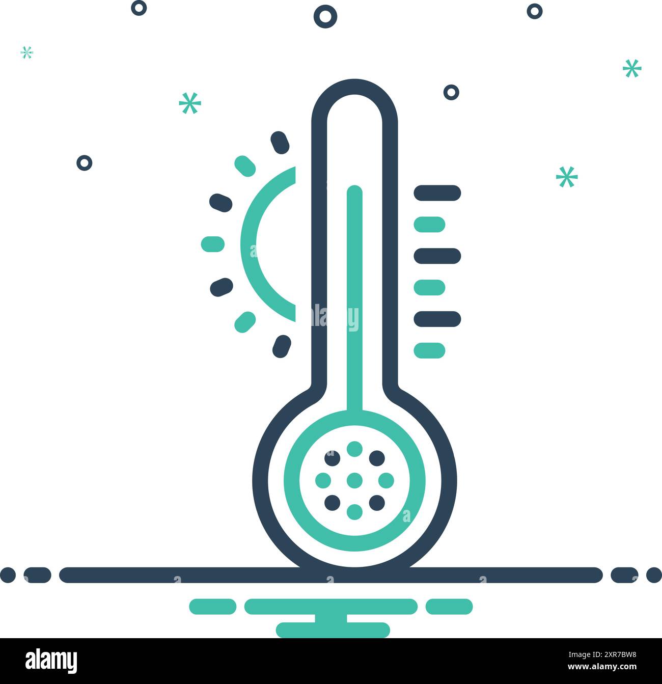 Icône de degré celsius, degré Illustration de Vecteur