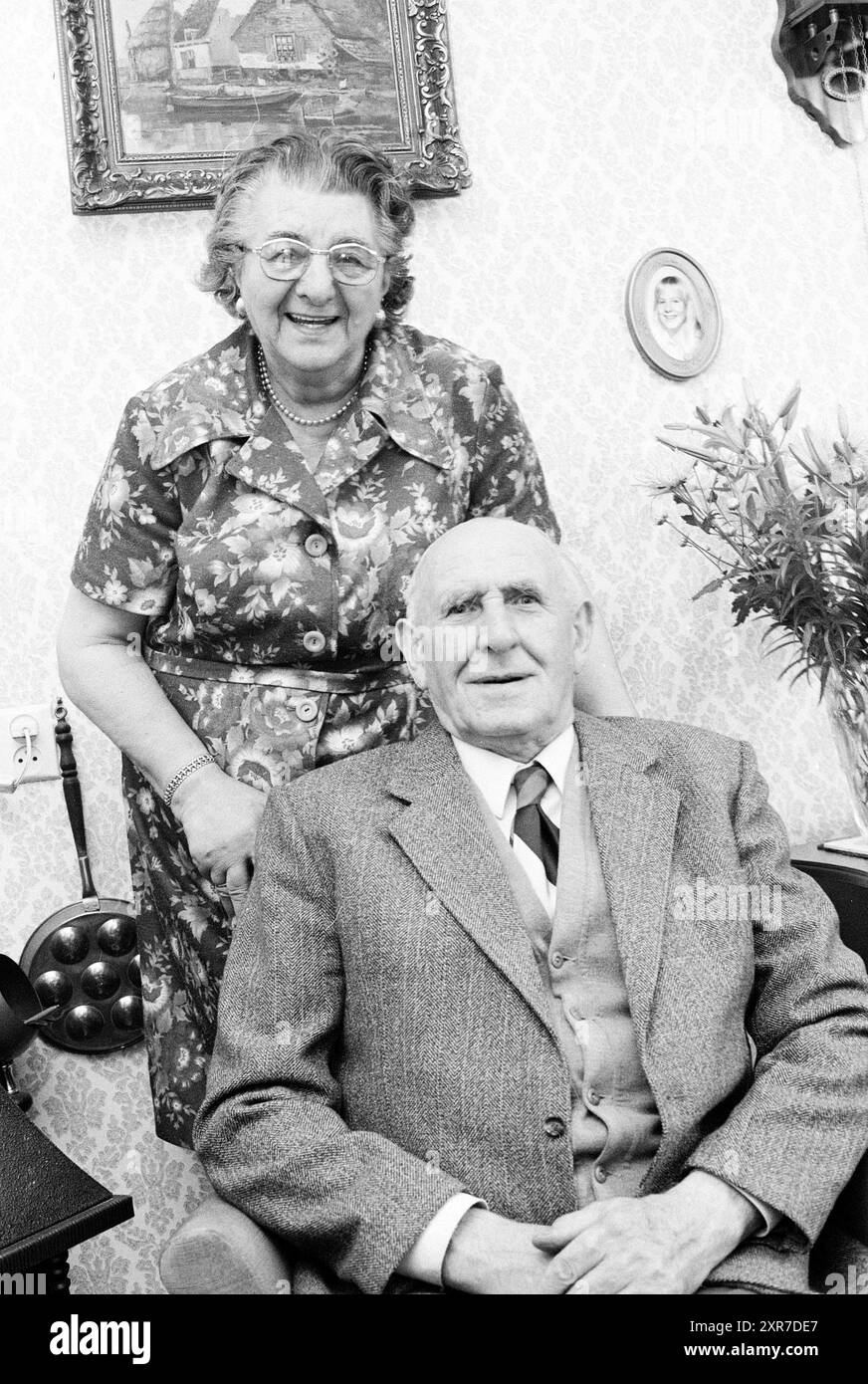 Couple Turner 60 ans. Marié Zandvoort, mariage, Zandvoort, 14-05-1979, Whizgle Dutch News : images historiques sur mesure pour l'avenir. Explorez le passé néerlandais avec des perspectives modernes grâce à des images d'agences néerlandaises. Concilier les événements d'hier avec les perspectives de demain. Embarquez pour un voyage intemporel avec des histoires qui façonnent notre avenir. Banque D'Images