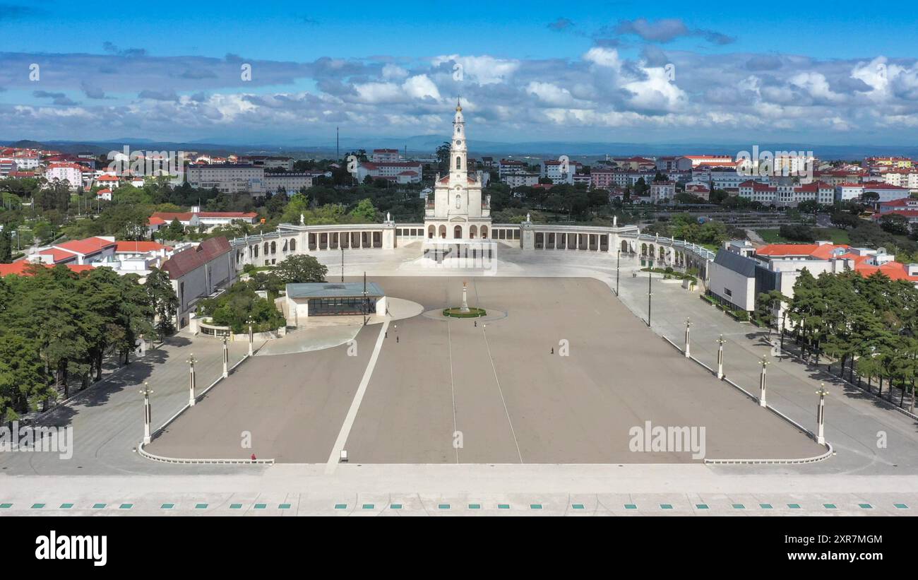 ensemble monumental du sanctuaire et de la basilique de notre dame de Fatima Banque D'Images