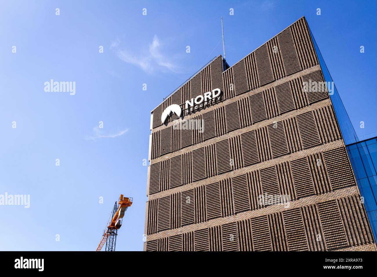 Vilnius, Lituanie - 27 mai 2024. Bâtiment de sécurité Nord à Vilnius. Nord Security est un fournisseur de services NordVPN. Banque D'Images