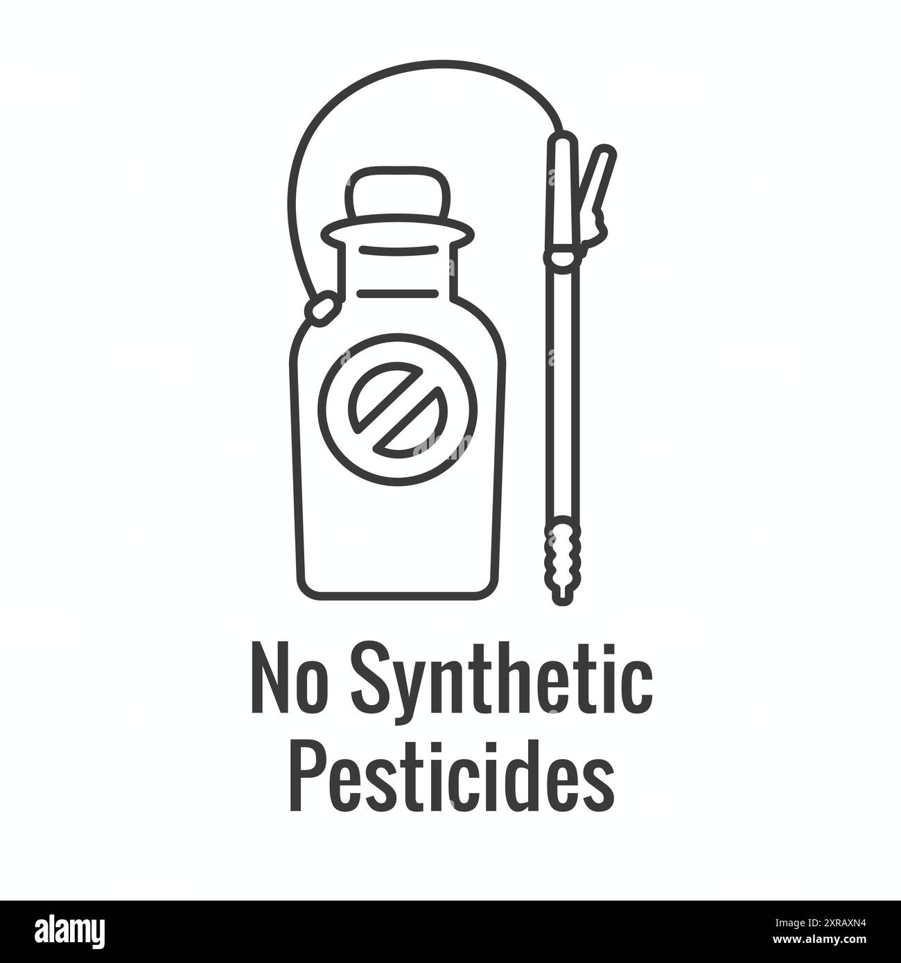 Icône de l'agriculture durable avec maximisation de la couverture des sols et intégration d'exemples de bétail pour l'agriculture régénérative Illustration de Vecteur