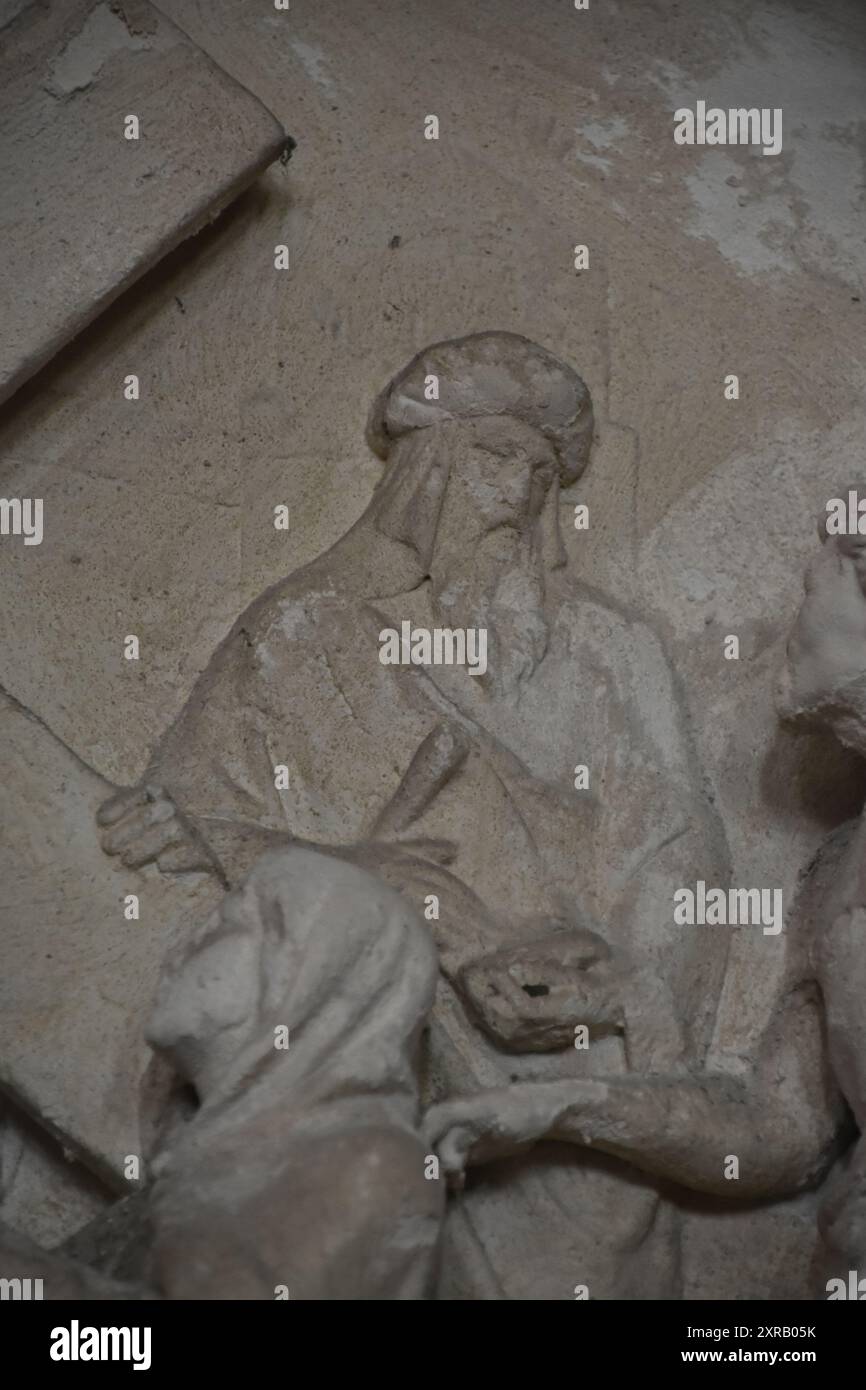 La basilique Sainte-Maxellende de Caudry est une basilique catholique, située à Caudry, dans le département du Nord, dans la région hauts-de-France. Banque D'Images