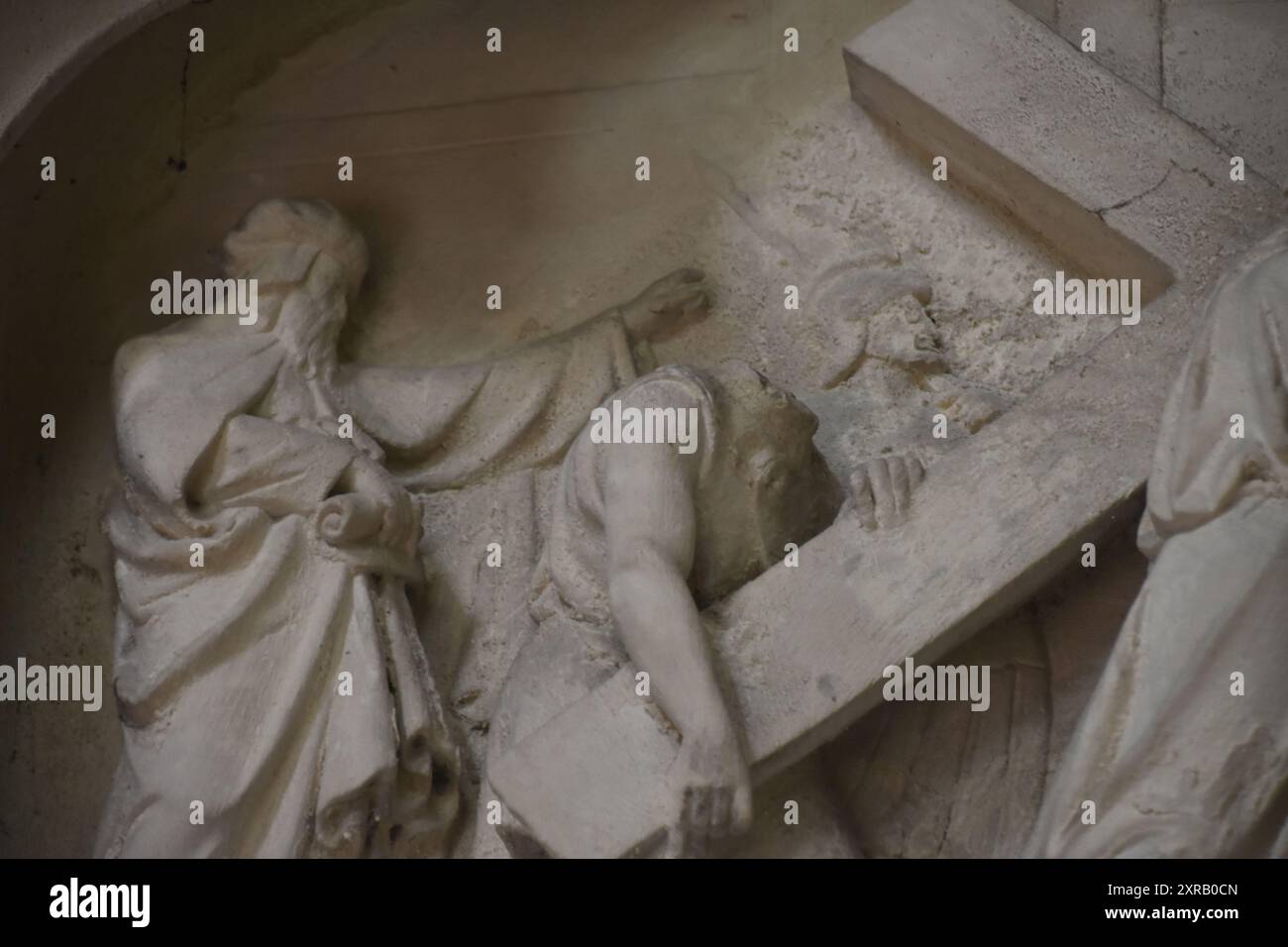 La basilique Sainte-Maxellende de Caudry est une basilique catholique, située à Caudry, dans le département du Nord, dans la région hauts-de-France. Banque D'Images