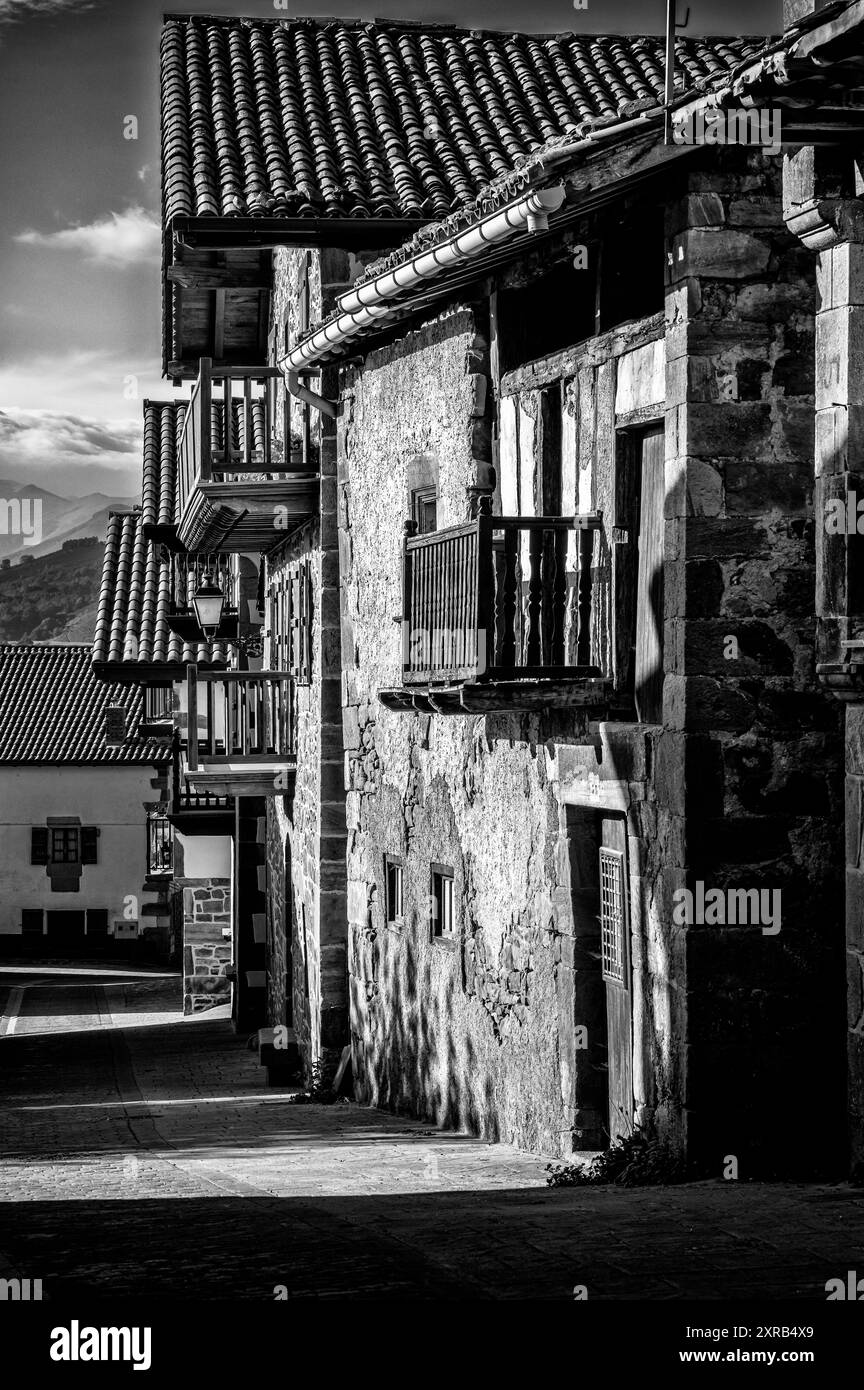 Rues d'Amaiur, Navarre, Espagne. Octobre 2021 Banque D'Images