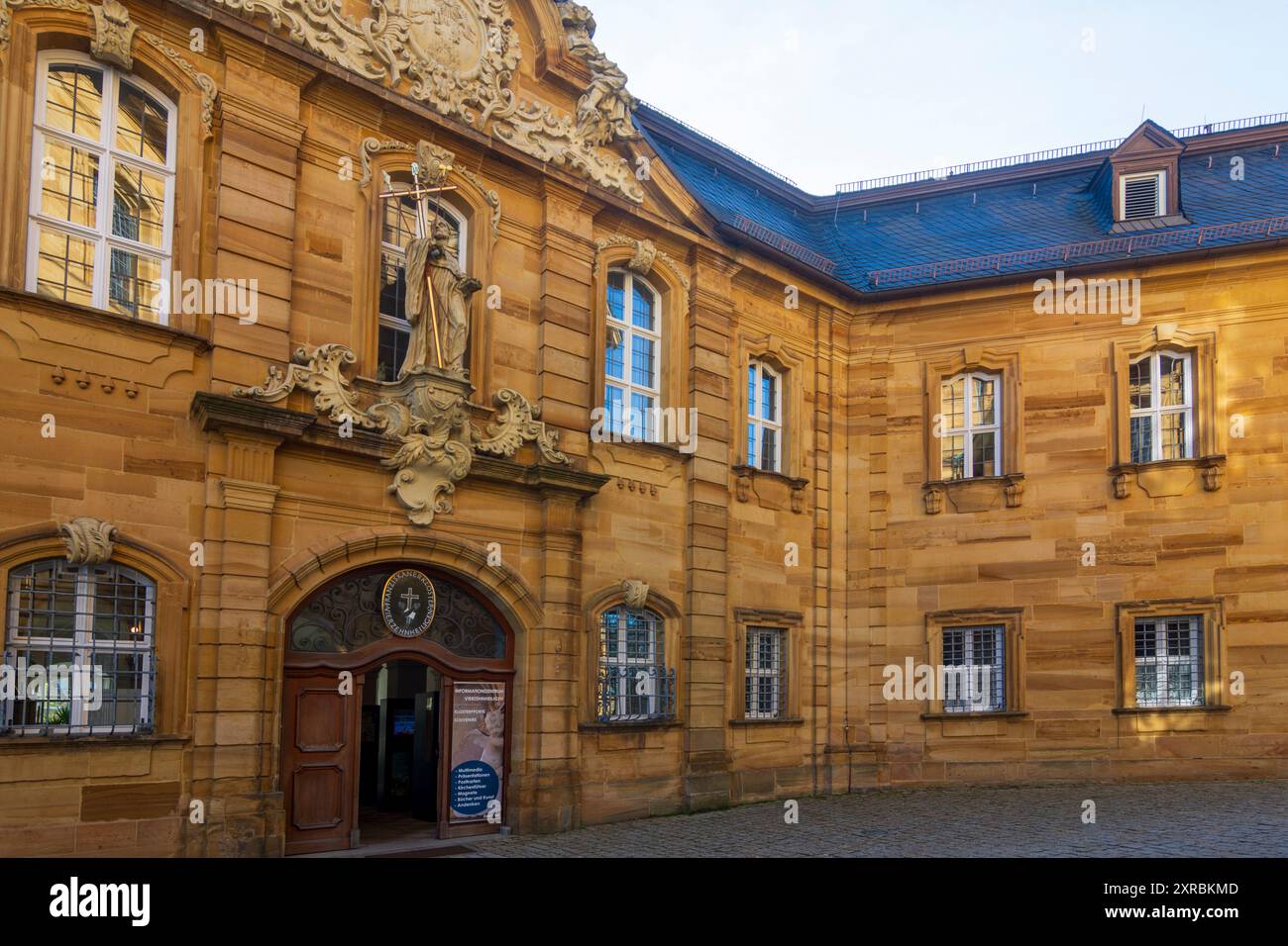 Bad Staffelstein, abbaye franciscaine de la Basilique des quatorze Saints (Basilika Vierzehnheiligen) en haute-Franconie, Bavière, Allemagne Banque D'Images